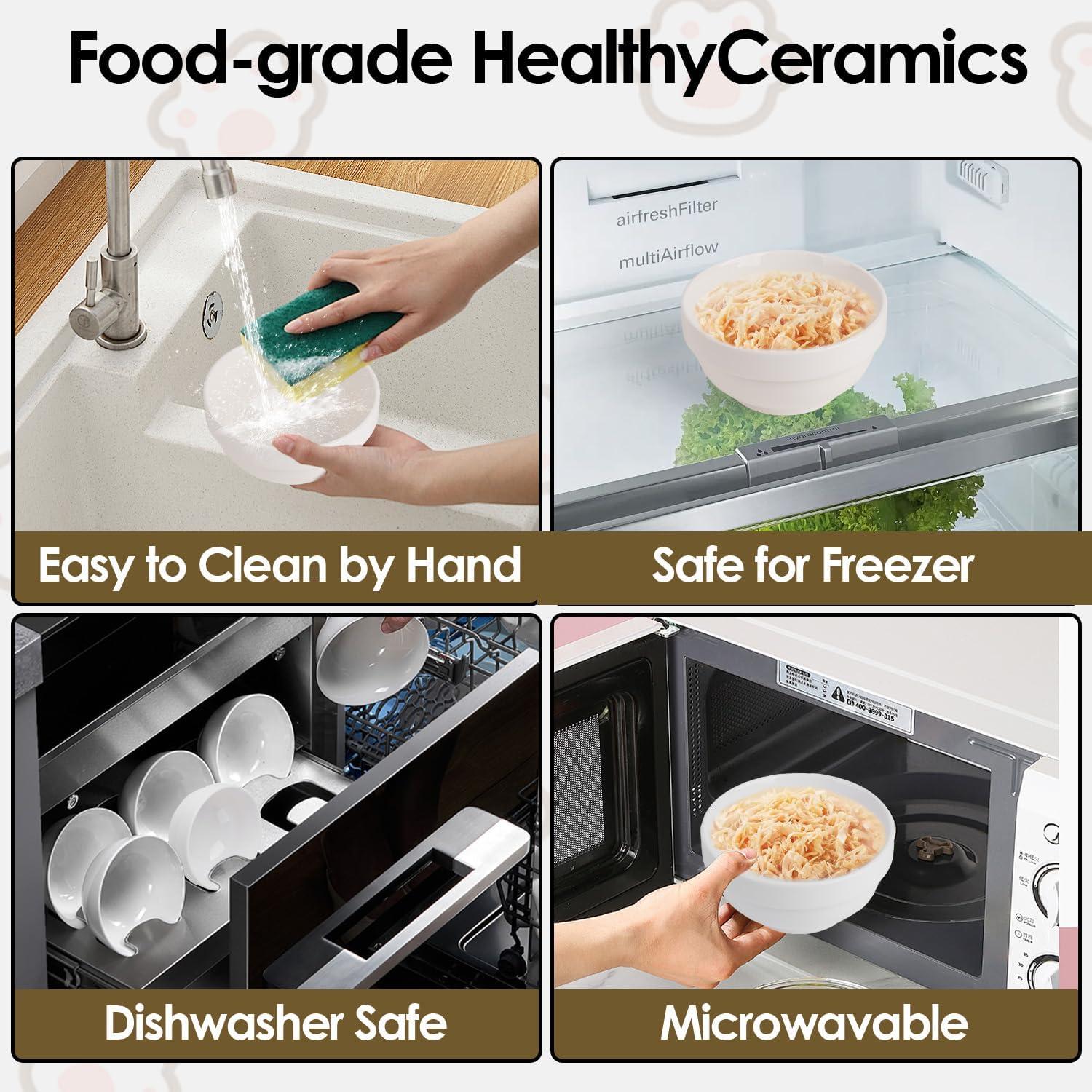 Juego de Tazones Dobles Elevados para Gatos Trundisan 12.7cm