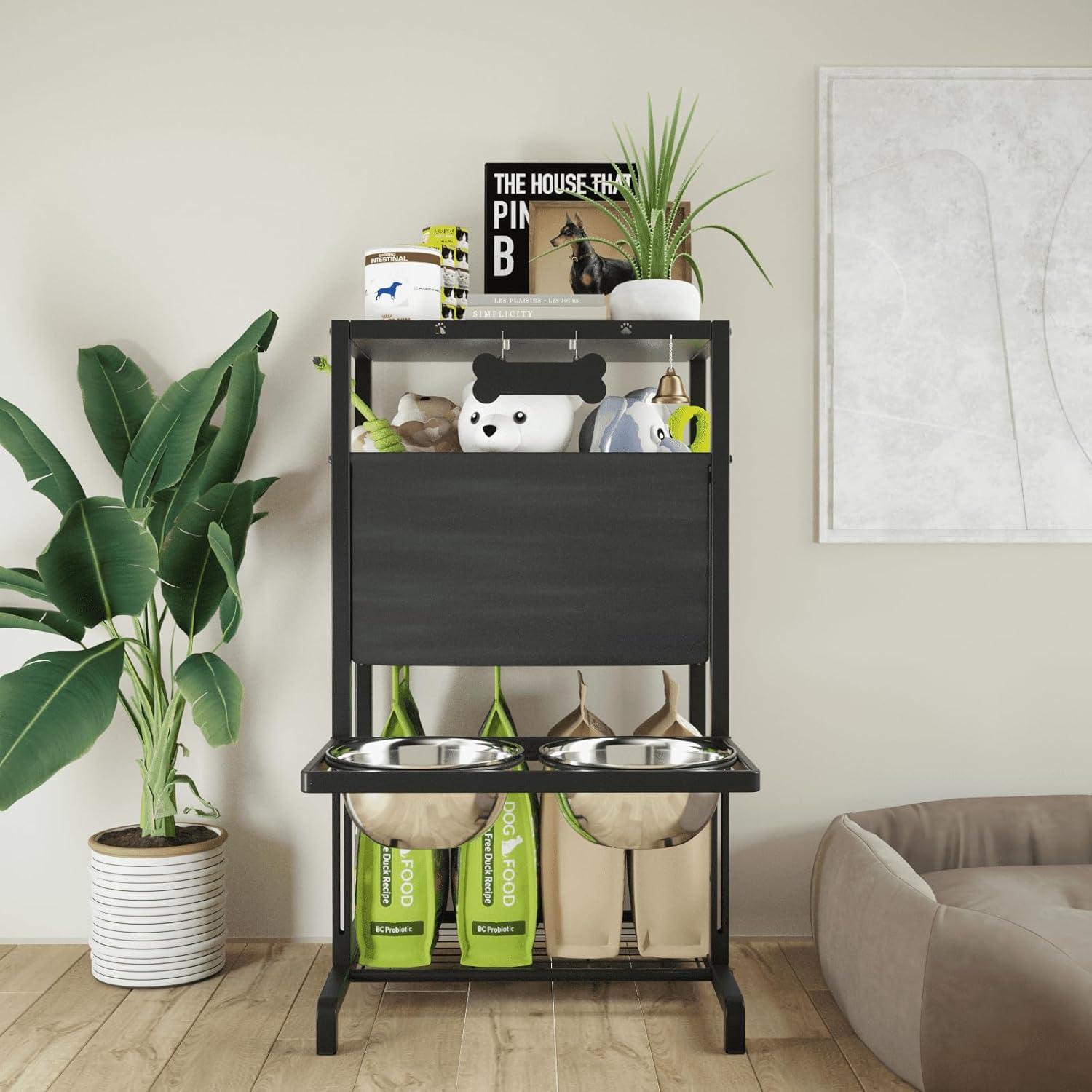 Cuencos Elevados para Perros SHAINFUN 11.4-30.5 cm 2x1700ml