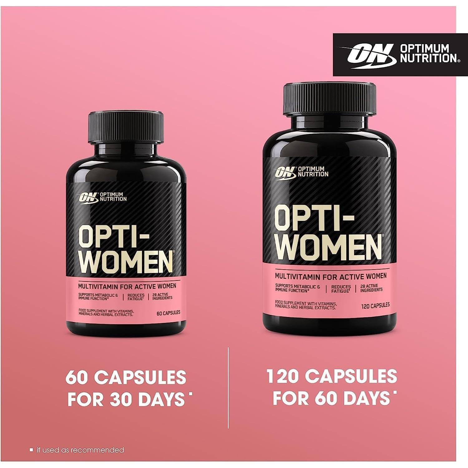 Multivitamina Diaria para Mujeres Optimum Nutrition Opti-Women 60 Tabletas