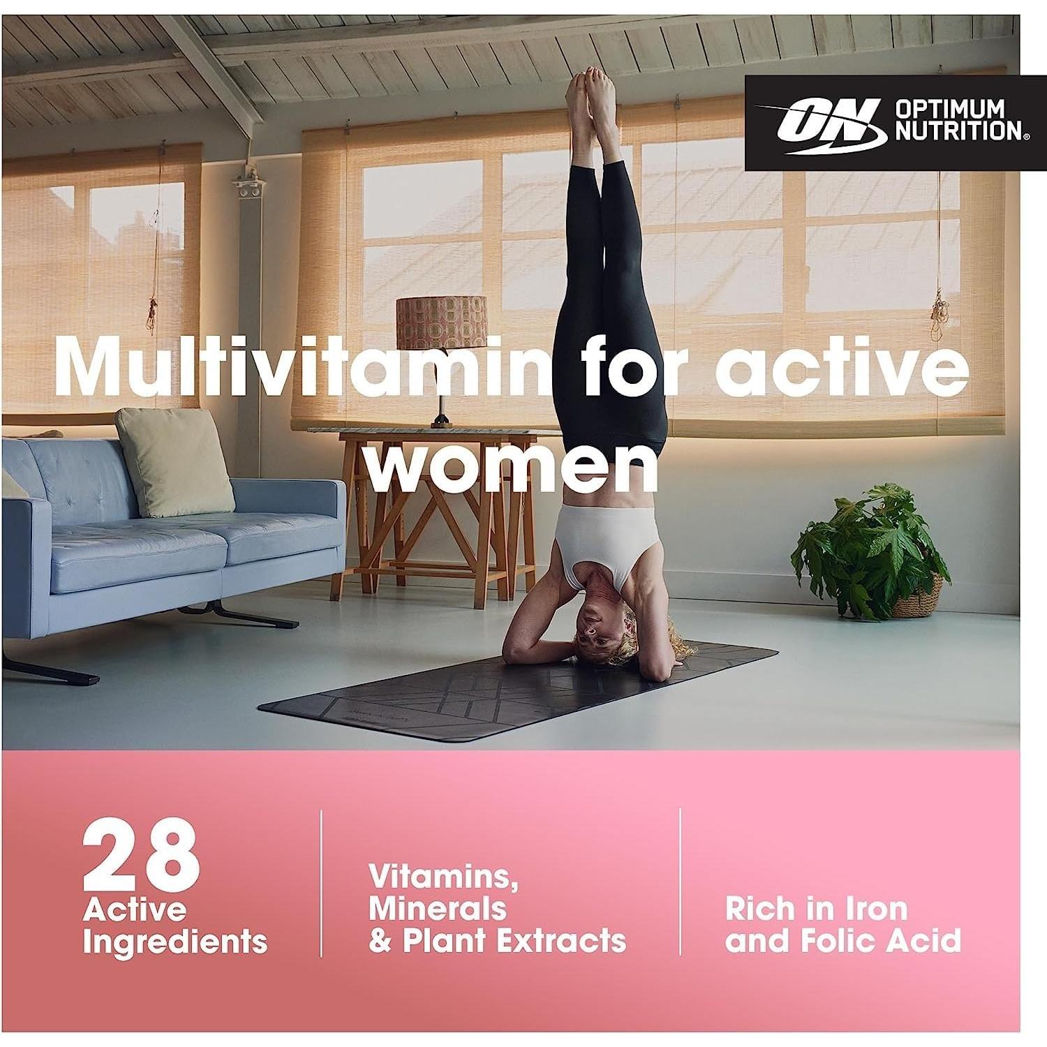 Multivitamina Diaria para Mujeres Optimum Nutrition Opti-Women 60 Tabletas