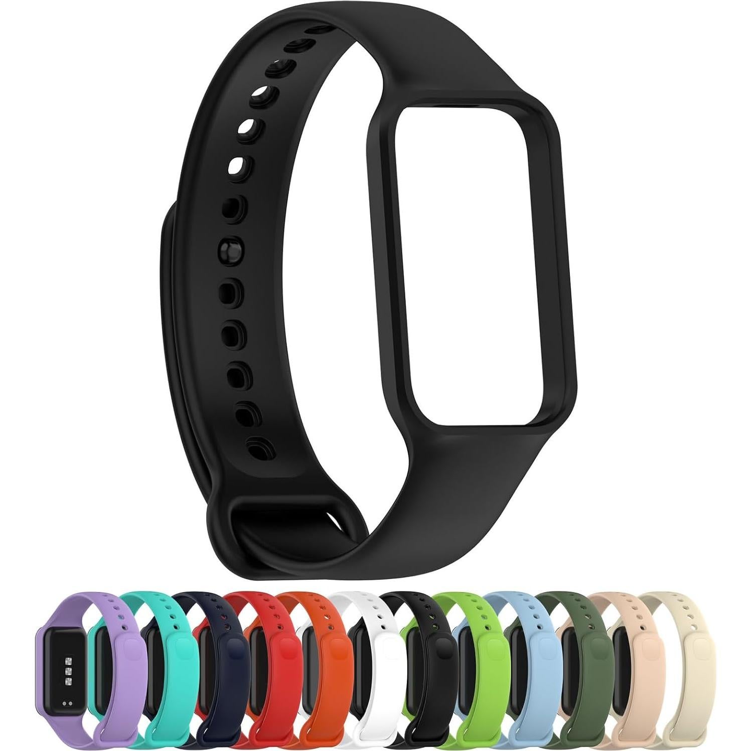 Correa de Silicona Disscool para Xiaomi Smart Band 8 Negra