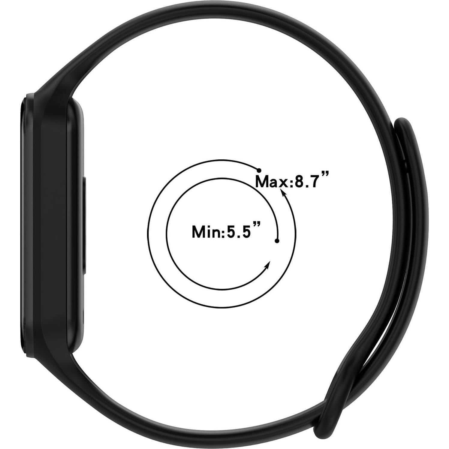 Correa de Silicona Disscool para Xiaomi Smart Band 8 Negra