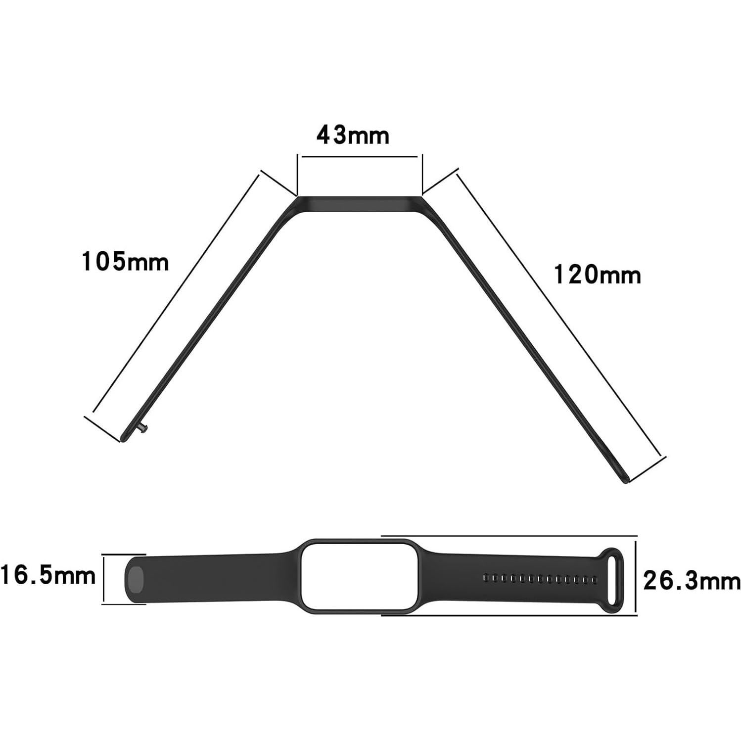 Correa de Silicona Disscool para Xiaomi Smart Band 8 Negra