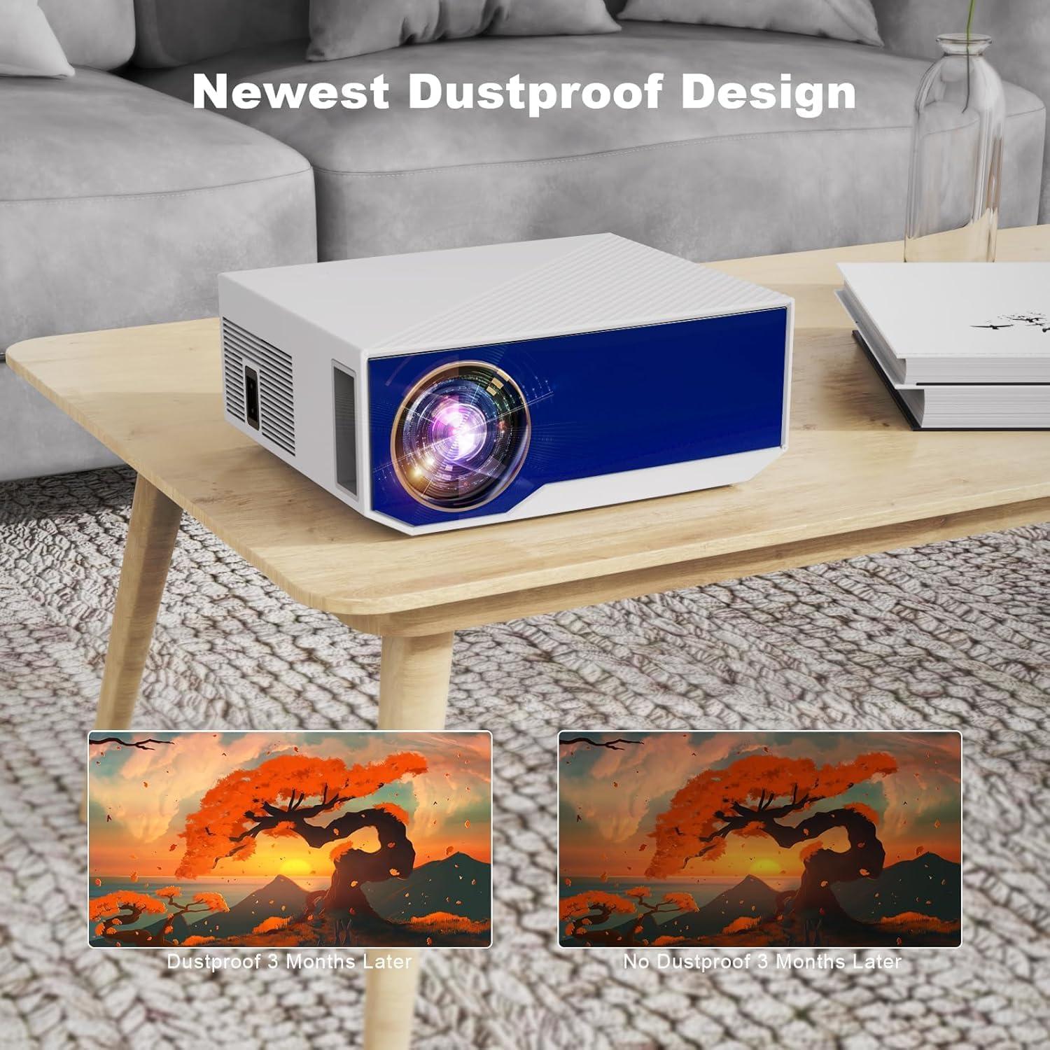 Proyector ZDK 1080P Full HD 18000 Lúmenes WiFi Bluetooth