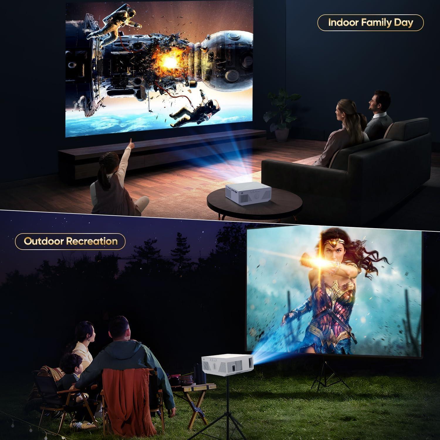 Proyector ZDK 1080P Full HD 18000 Lúmenes WiFi Bluetooth