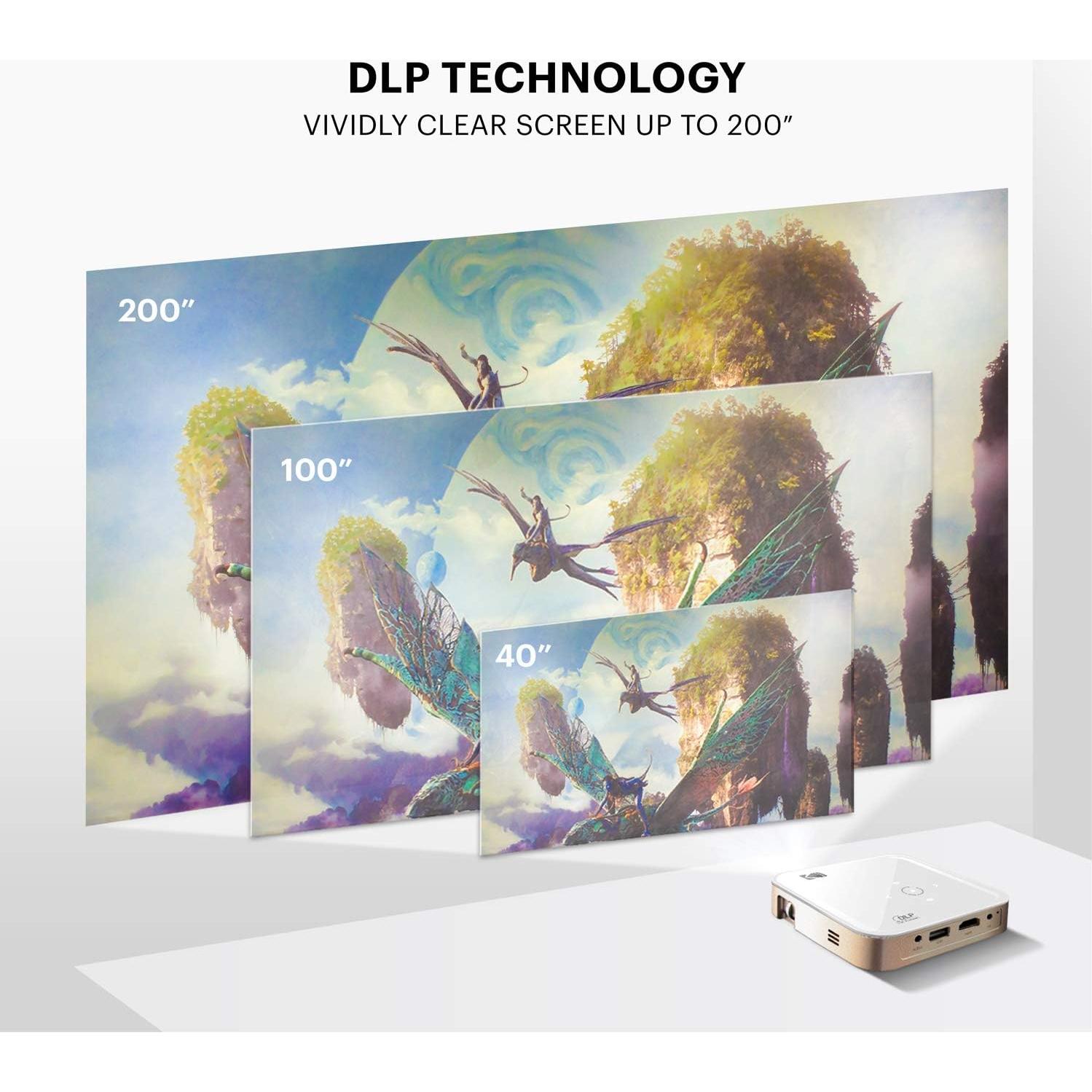 Proyector Inteligente KODAK Luma 350 Ultra HD 350 Lúmenes