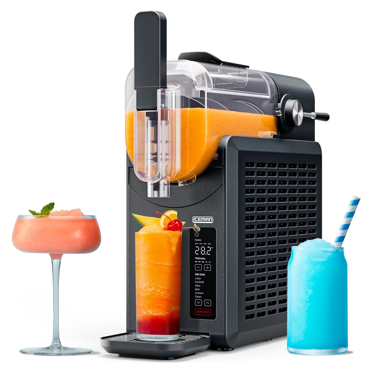 Máquina de Slushie Iceman Slush-Ease 1.42L Automática Negra