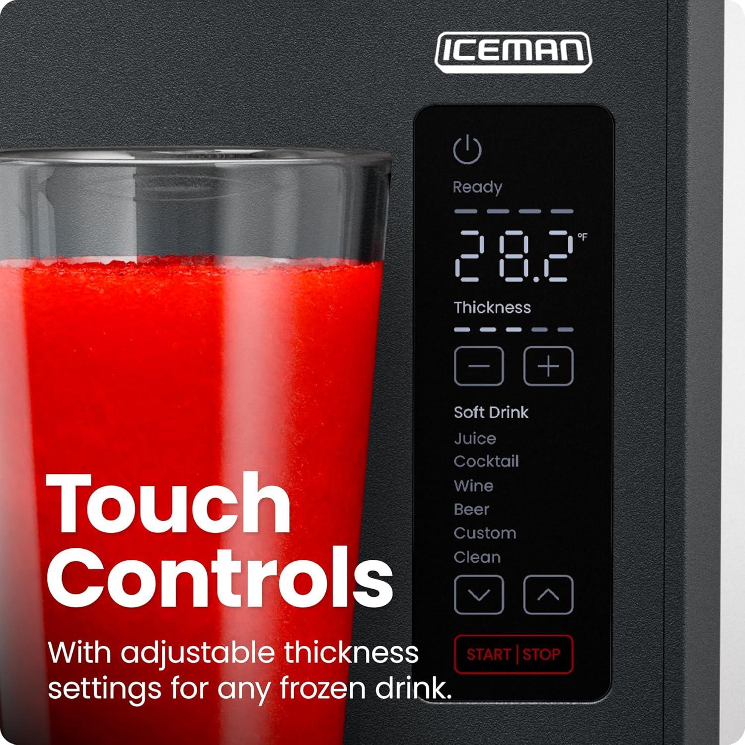 Máquina de Slushie Iceman Slush-Ease 1.42L Automática Negra