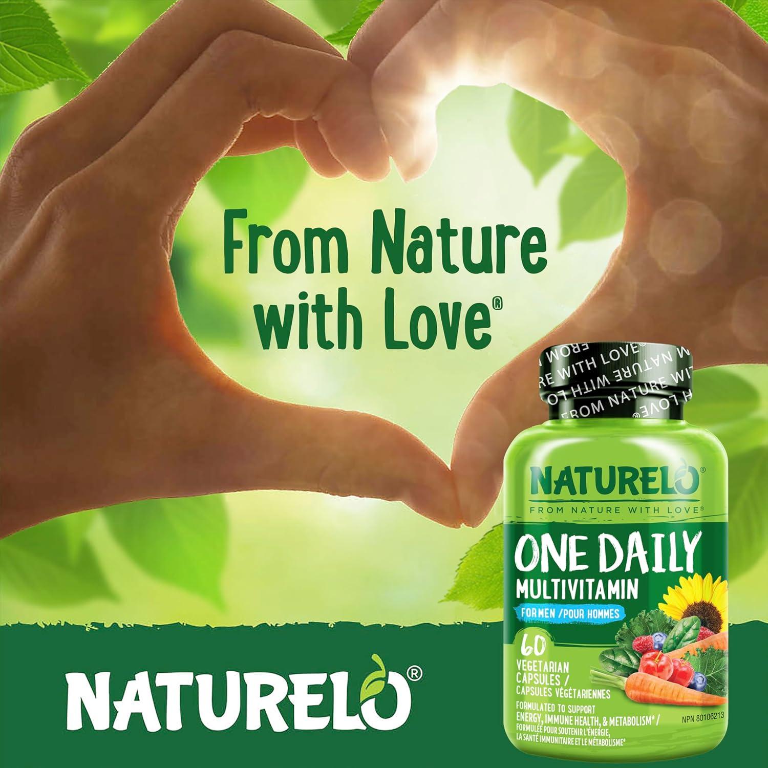 Multivitaminas Diarias para Hombres NATURELO - 60 Cápsulas Vegetarianas