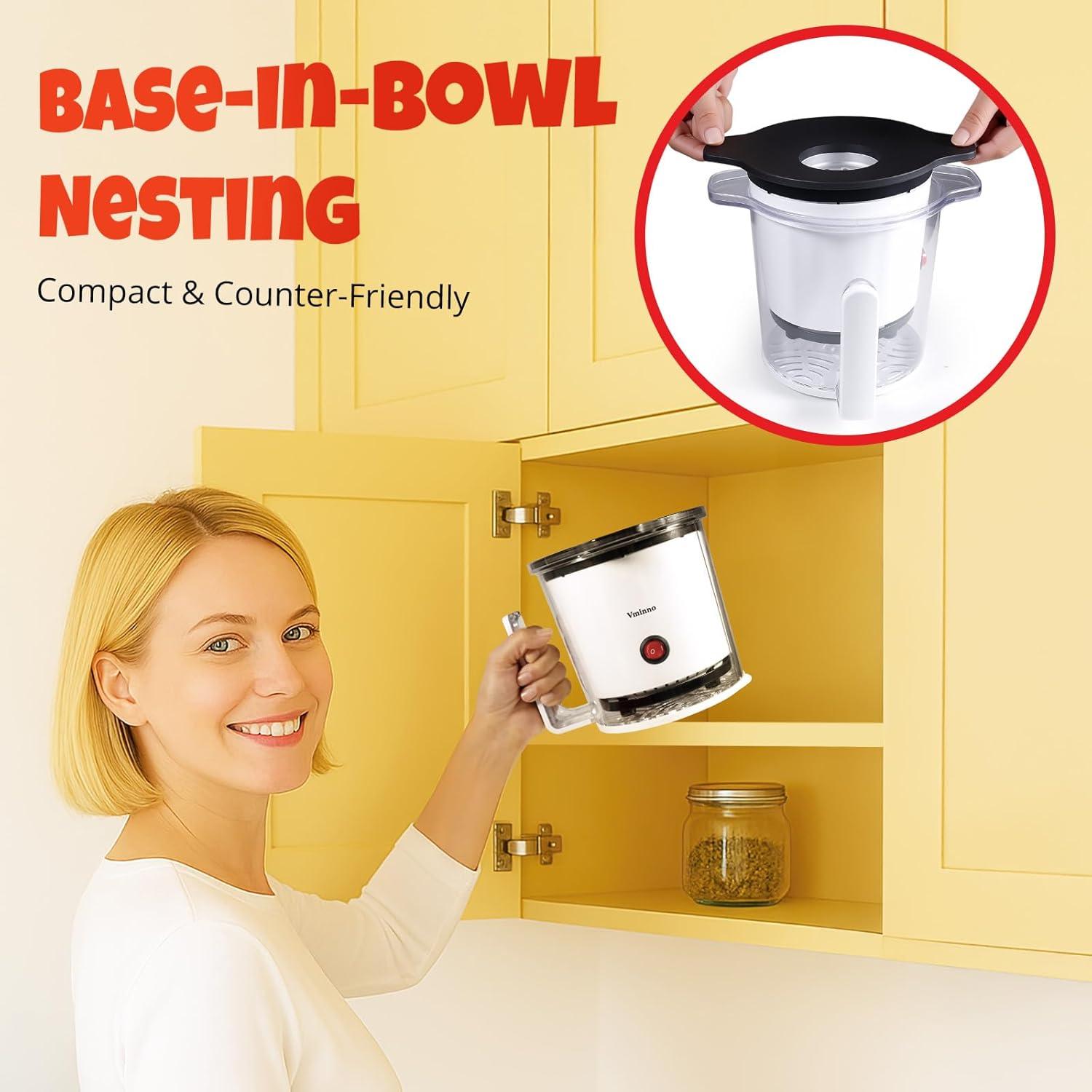 Hacedor de Palomitas de Maíz Vminno 4.5L Sin Aceite 1200W