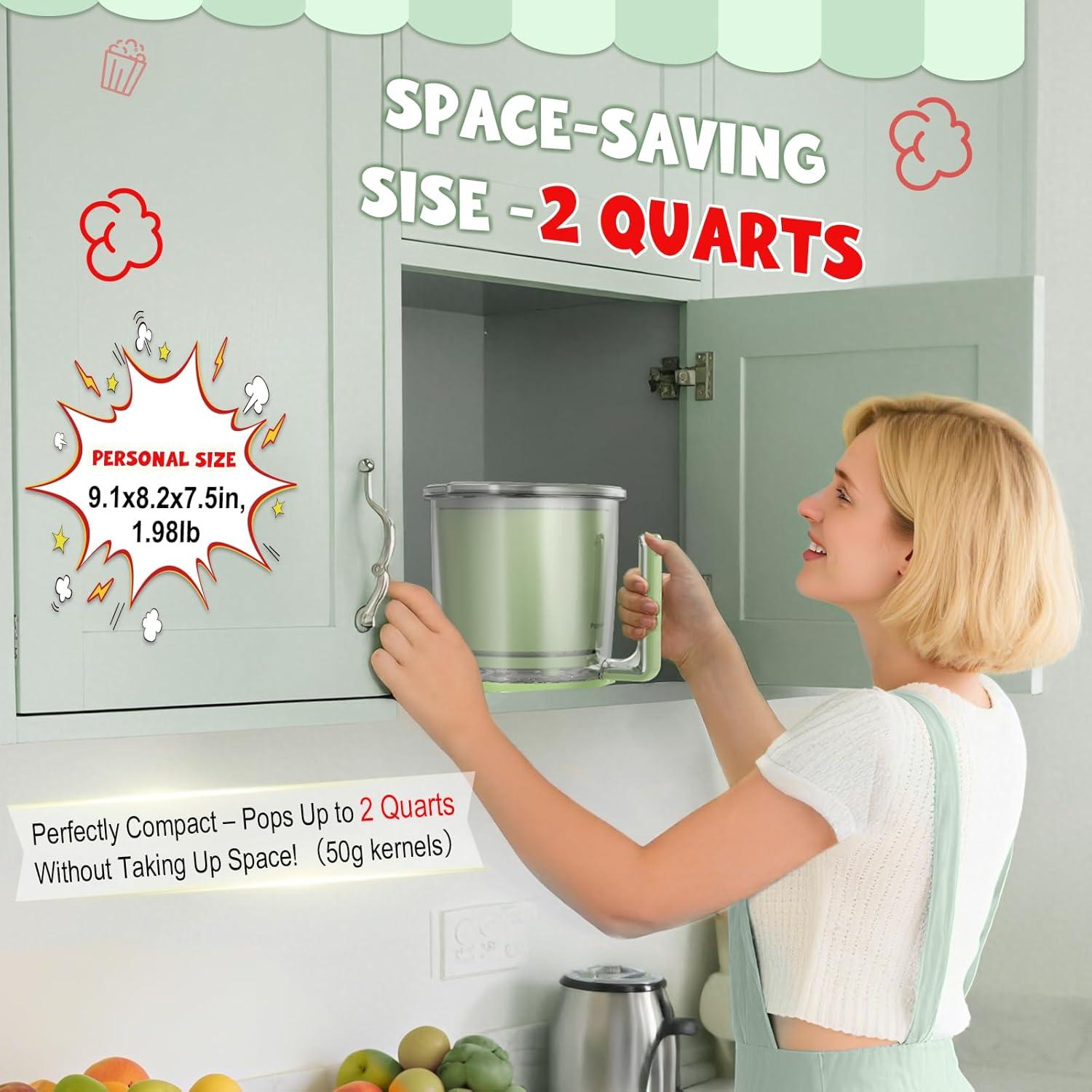 Máquina de Palomitas Popperchoice 2 Cuartos Sin Aceite Rápido