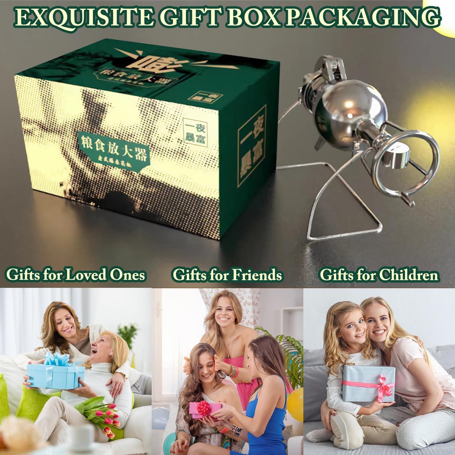 Máquina de Palomitas Manual JVSUFUIK 260ml Acero Inoxidable