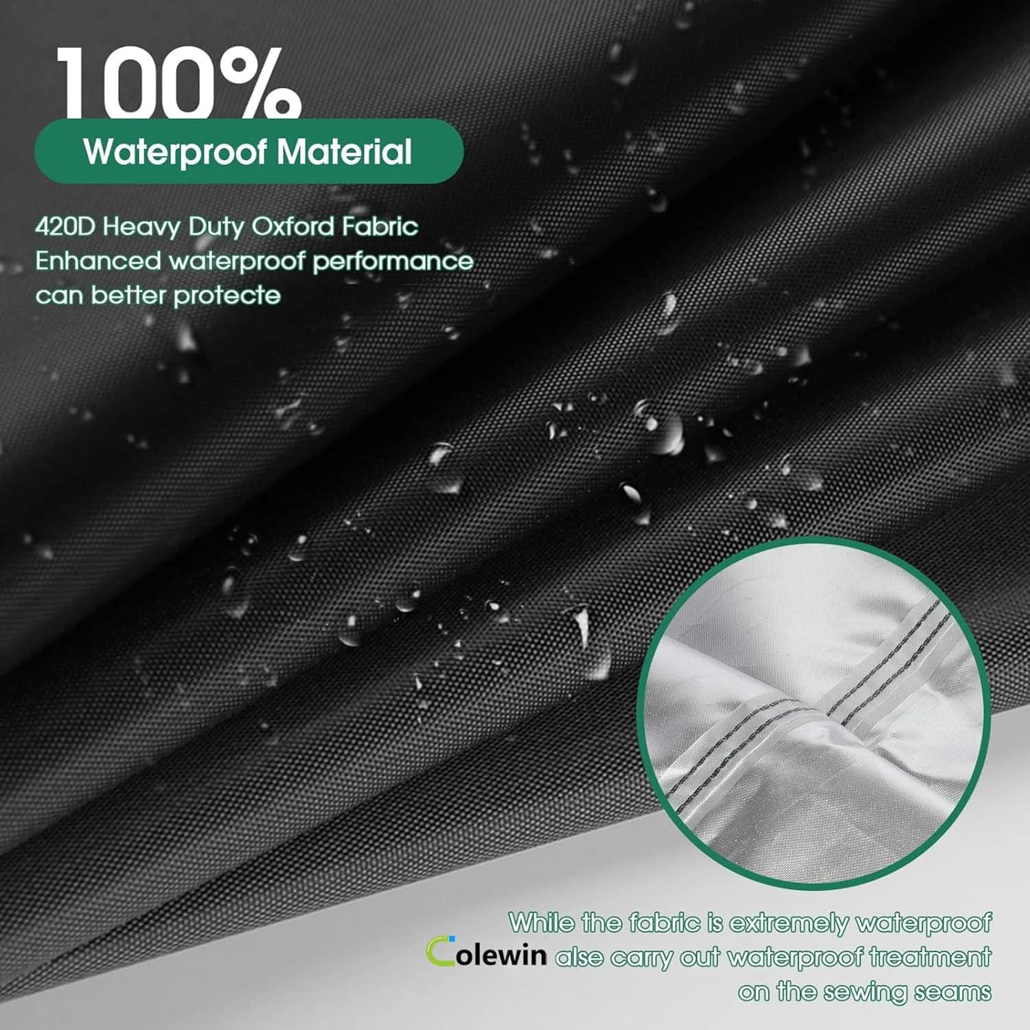 Cubierta Impermeable para Carrito de Palomitas Colewin 64x46x135cm