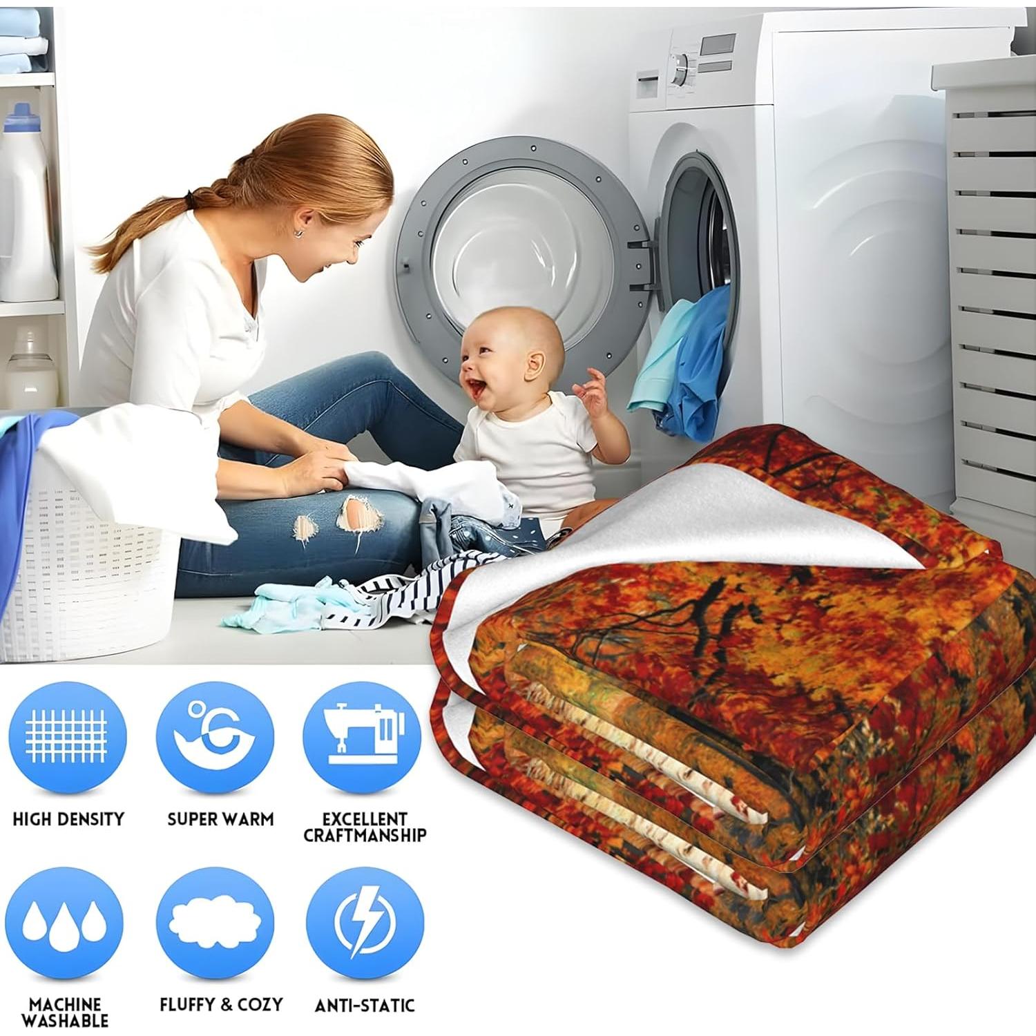 Manta de Franela Aonimonis 127x152 cm Patrón de Palomitas