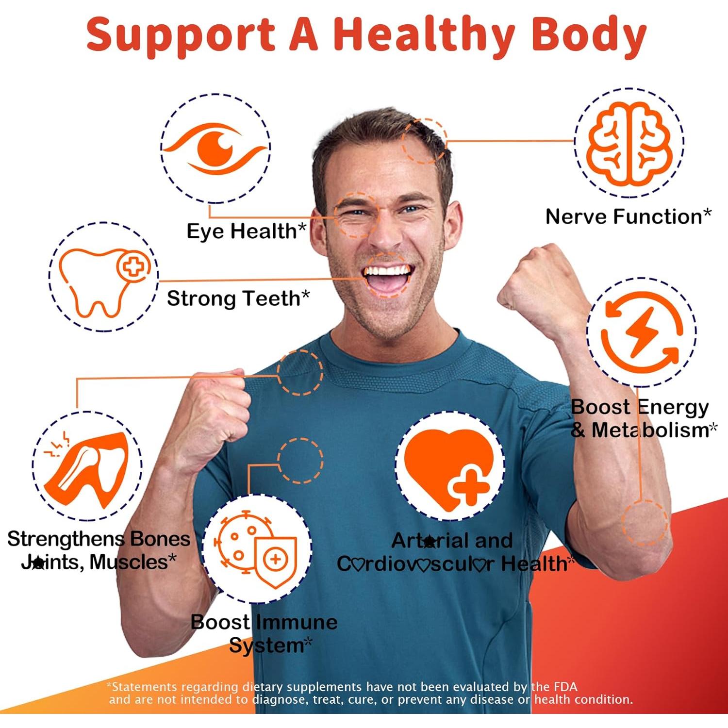 Multivitaminas Gominolas Veganas ADK + B12 Sin Azúcar 60 Unidades