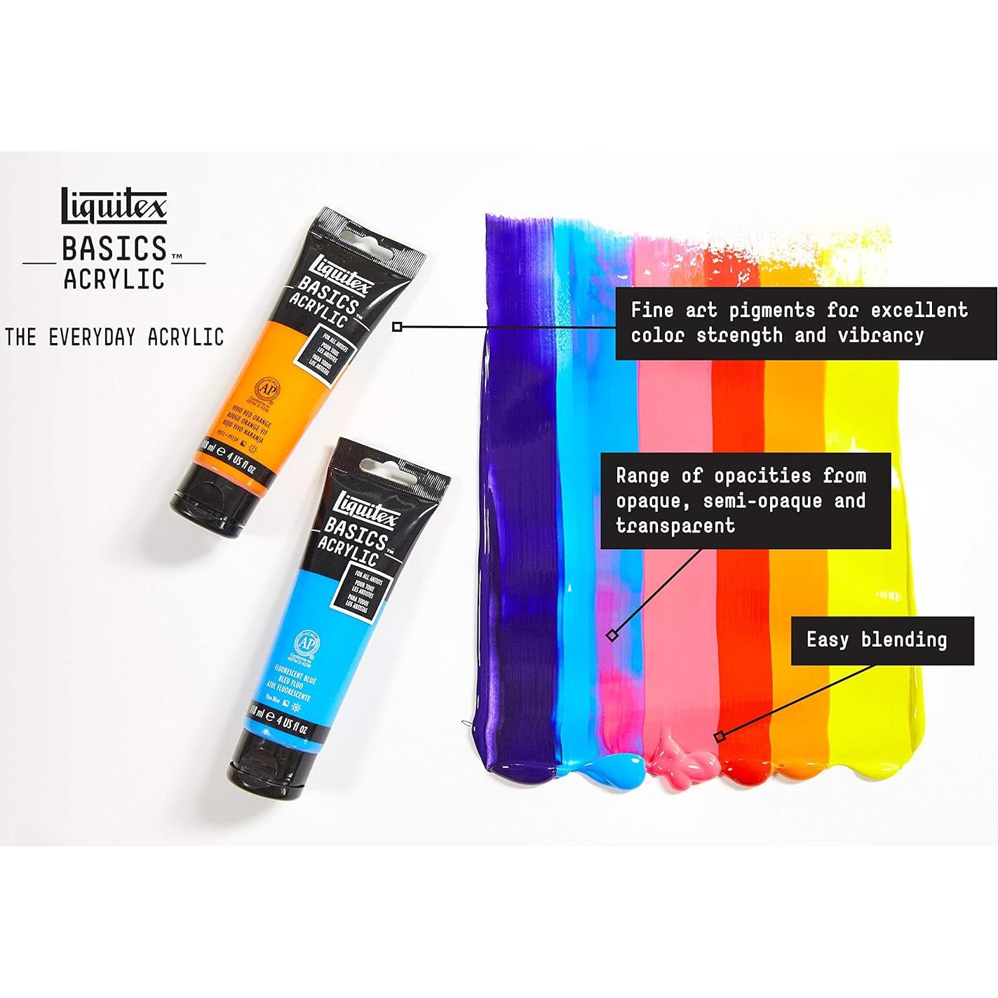 Juego de Pintura Acrílica Liquitex BASICS 72 Tubos 22ml