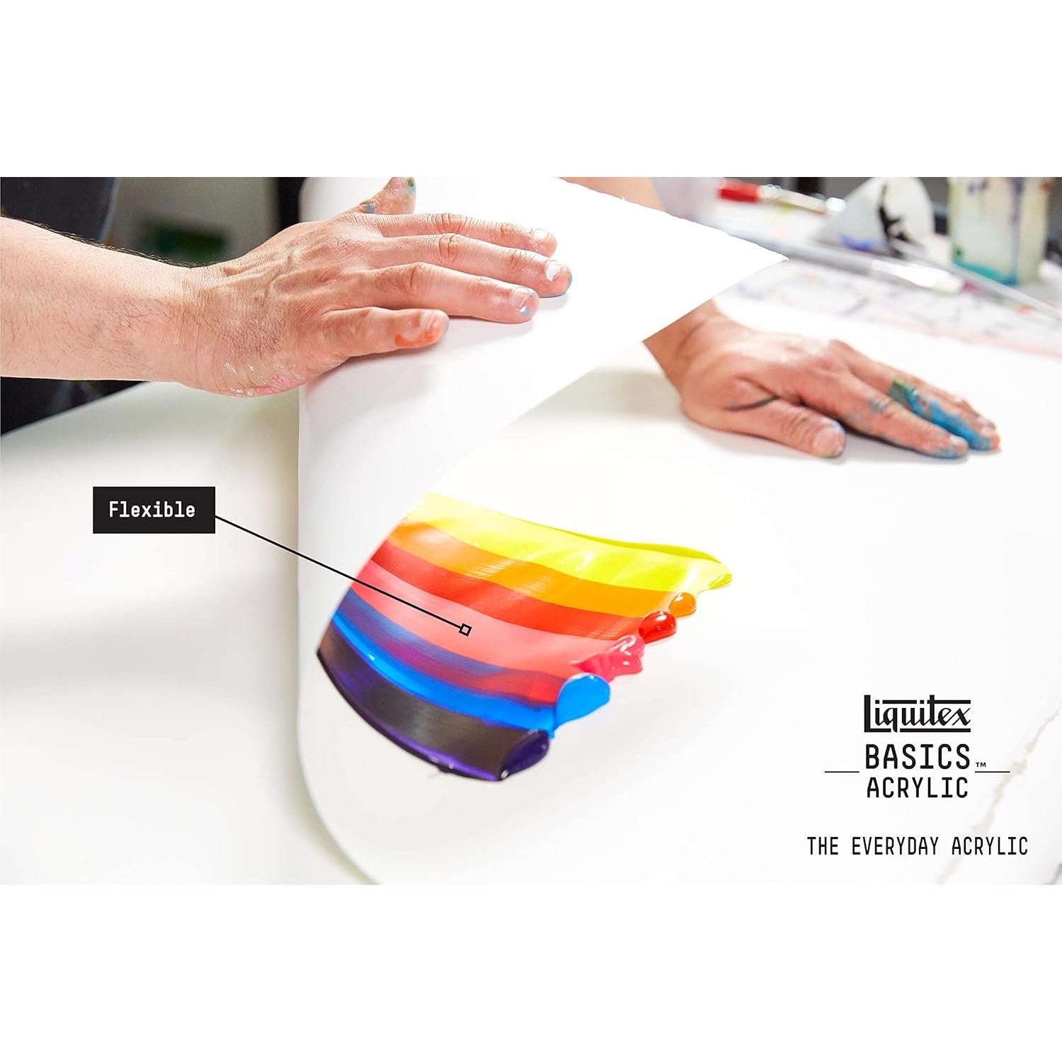 Juego de Pintura Acrílica Liquitex BASICS 72 Tubos 22ml