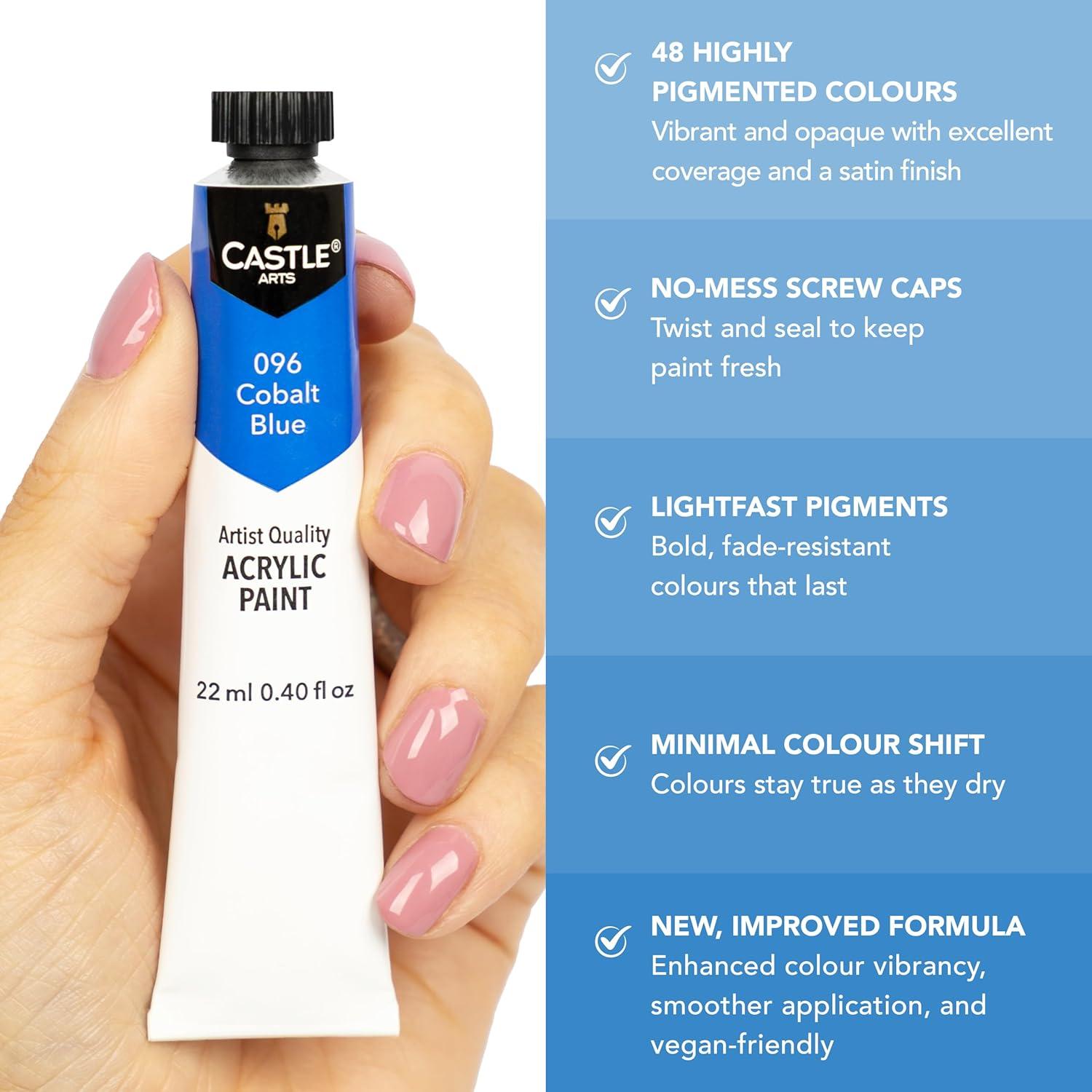 Juego de Pintura Acrílica Castle Art Supplies 48 x 22 ml