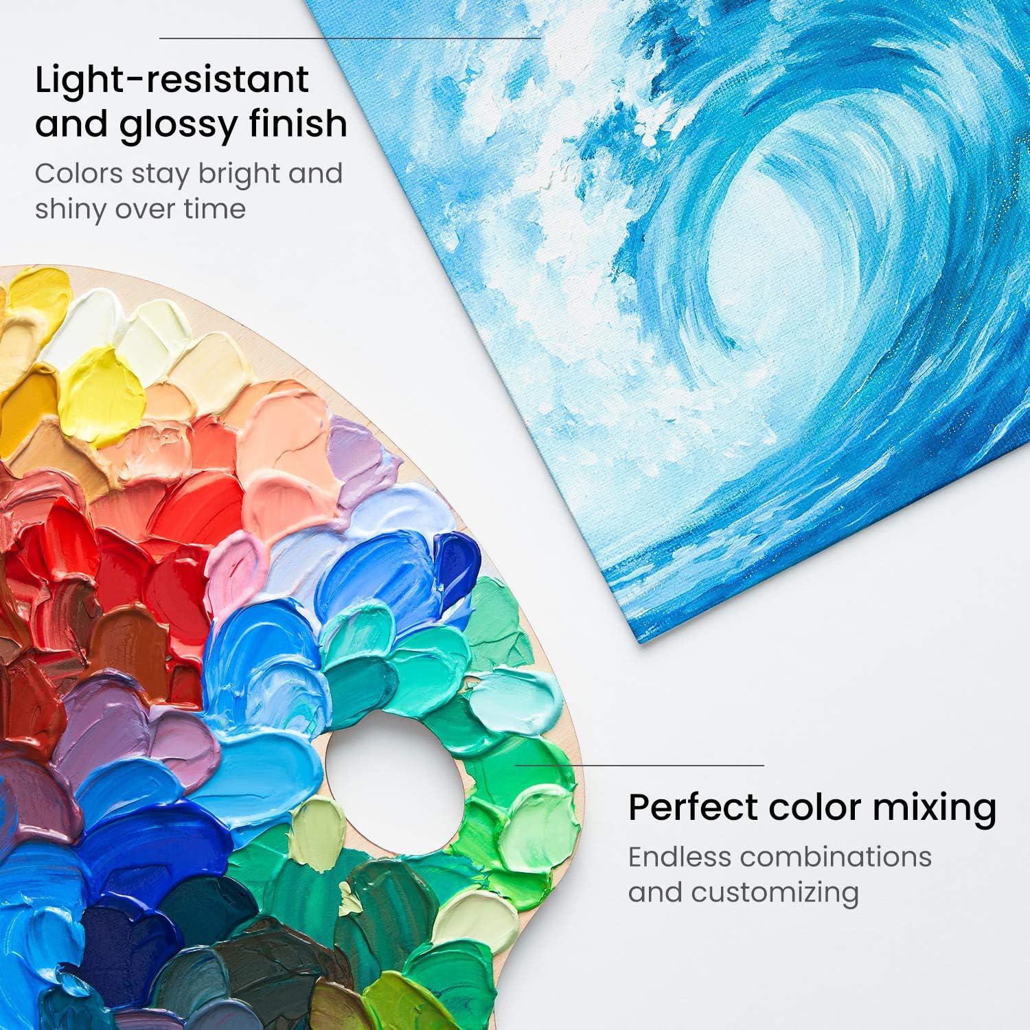 Set de 24 Pinturas Acrílicas ARTEZA 22 ml No Tóxicas