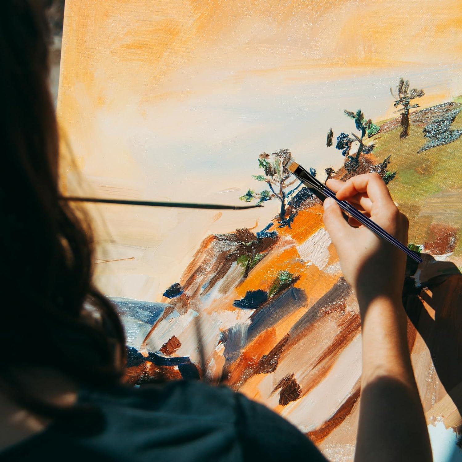 Juego de Pintura Acrílica Falling in Art 12 Tubos 12ml No Tóxicos