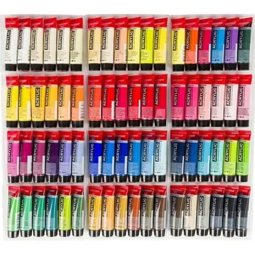 Juego de Pintura Acrílica Estándar Ámsterdam 73 Tubos 20ml