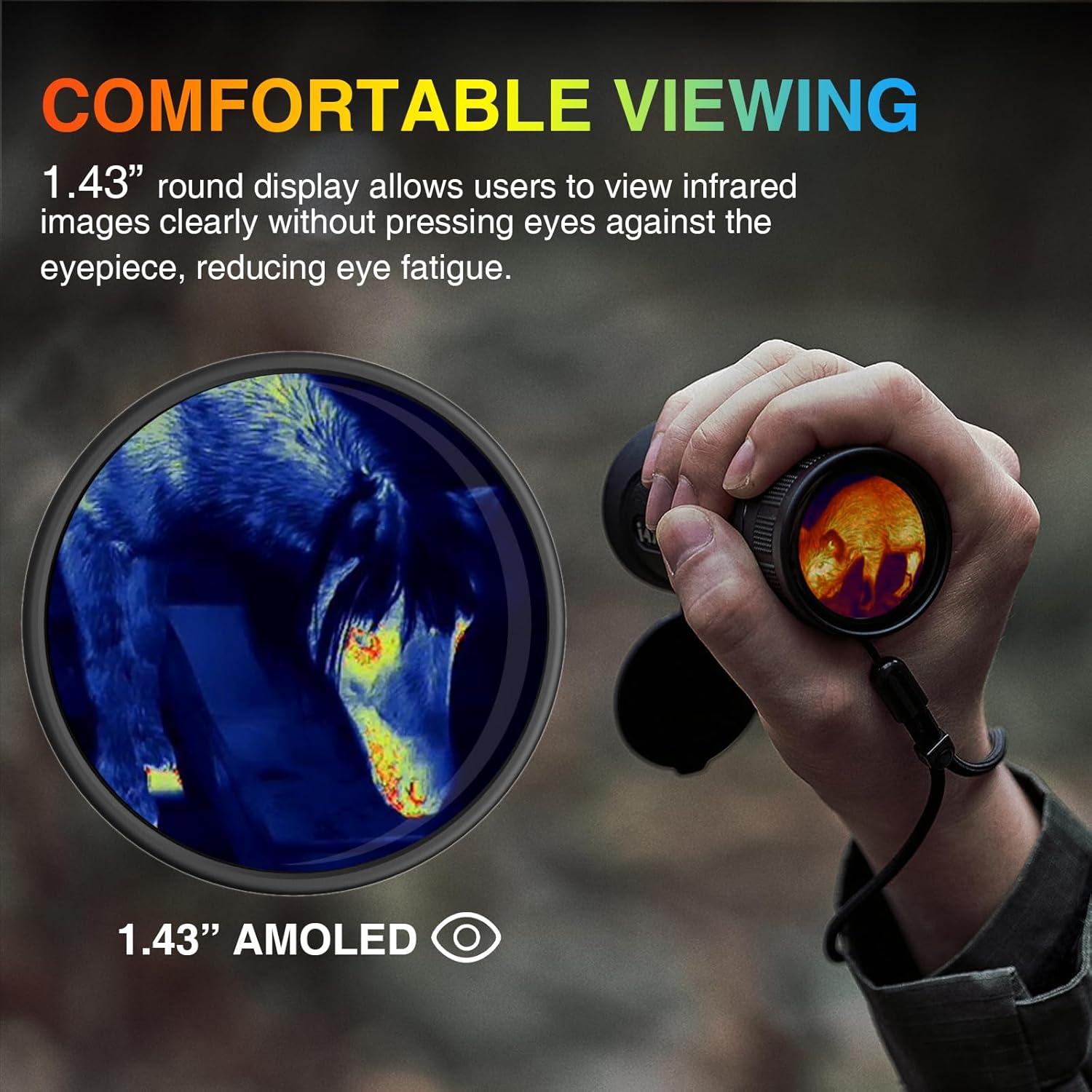 Monocular Térmico i4SEE EM10-256, 10mm, 256x192, Pantalla AMOLED