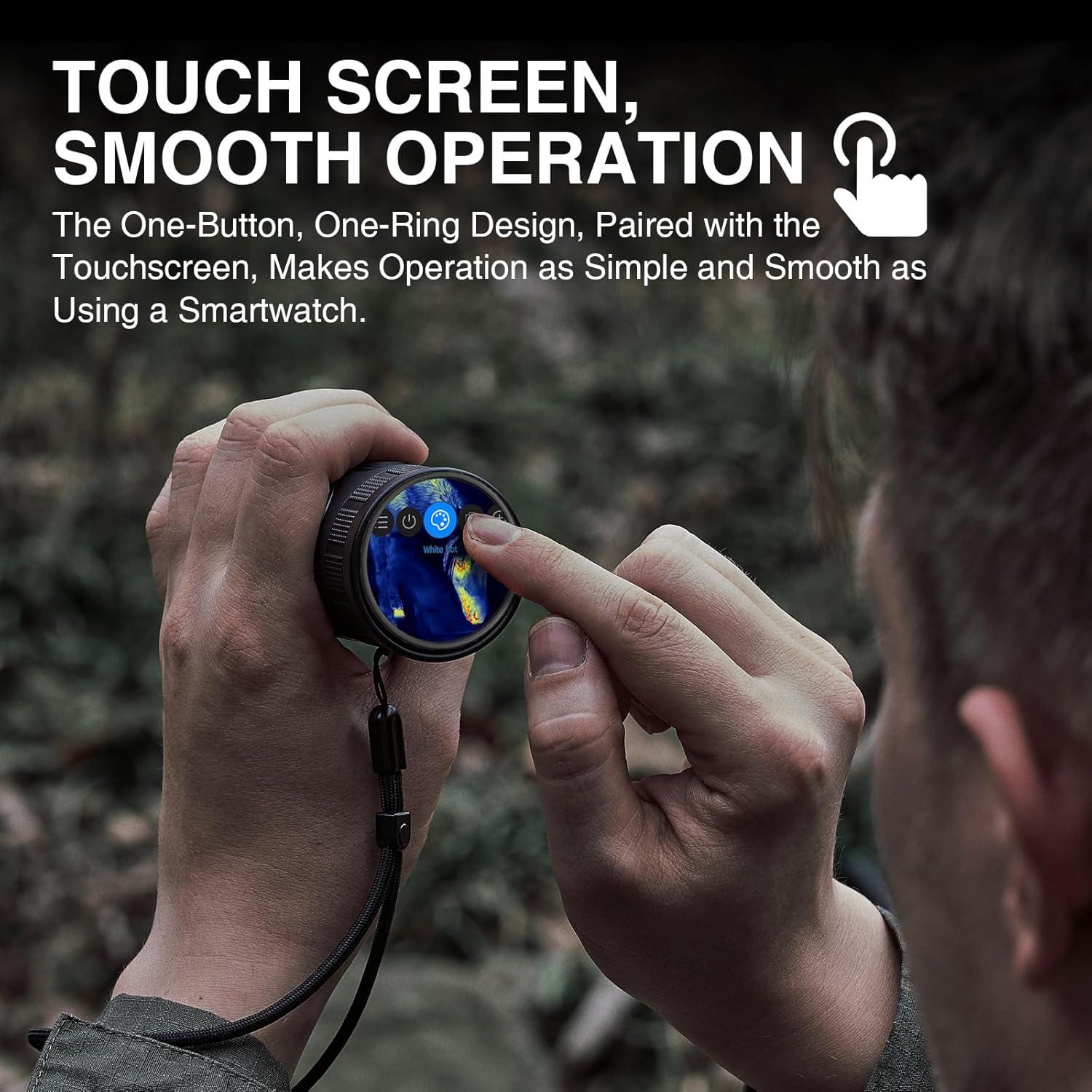 Monocular Térmico i4SEE EM10-256, 10mm, 256x192, Pantalla AMOLED