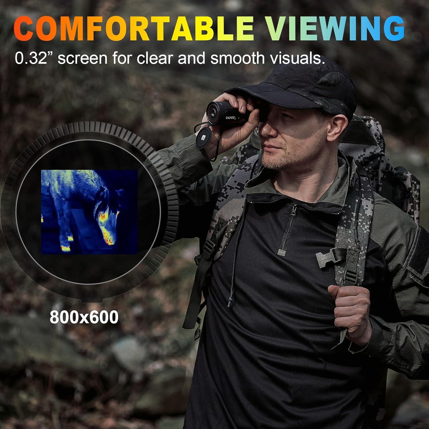 Monocular Térmico i4SEE E10-256, 10mm, 256x192, 6h Batería