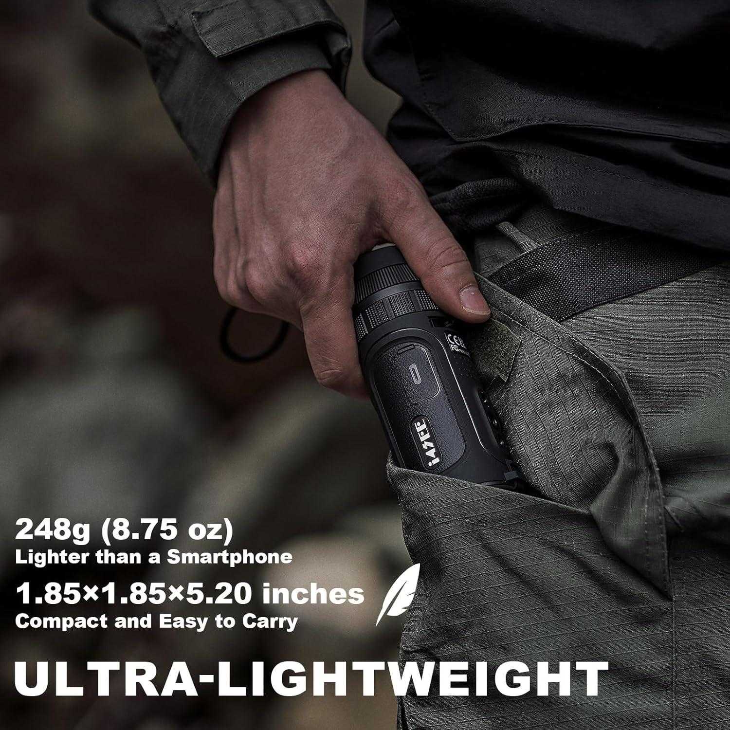 Monocular Térmico i4SEE E10-256, 10mm, 256x192, 6h Batería