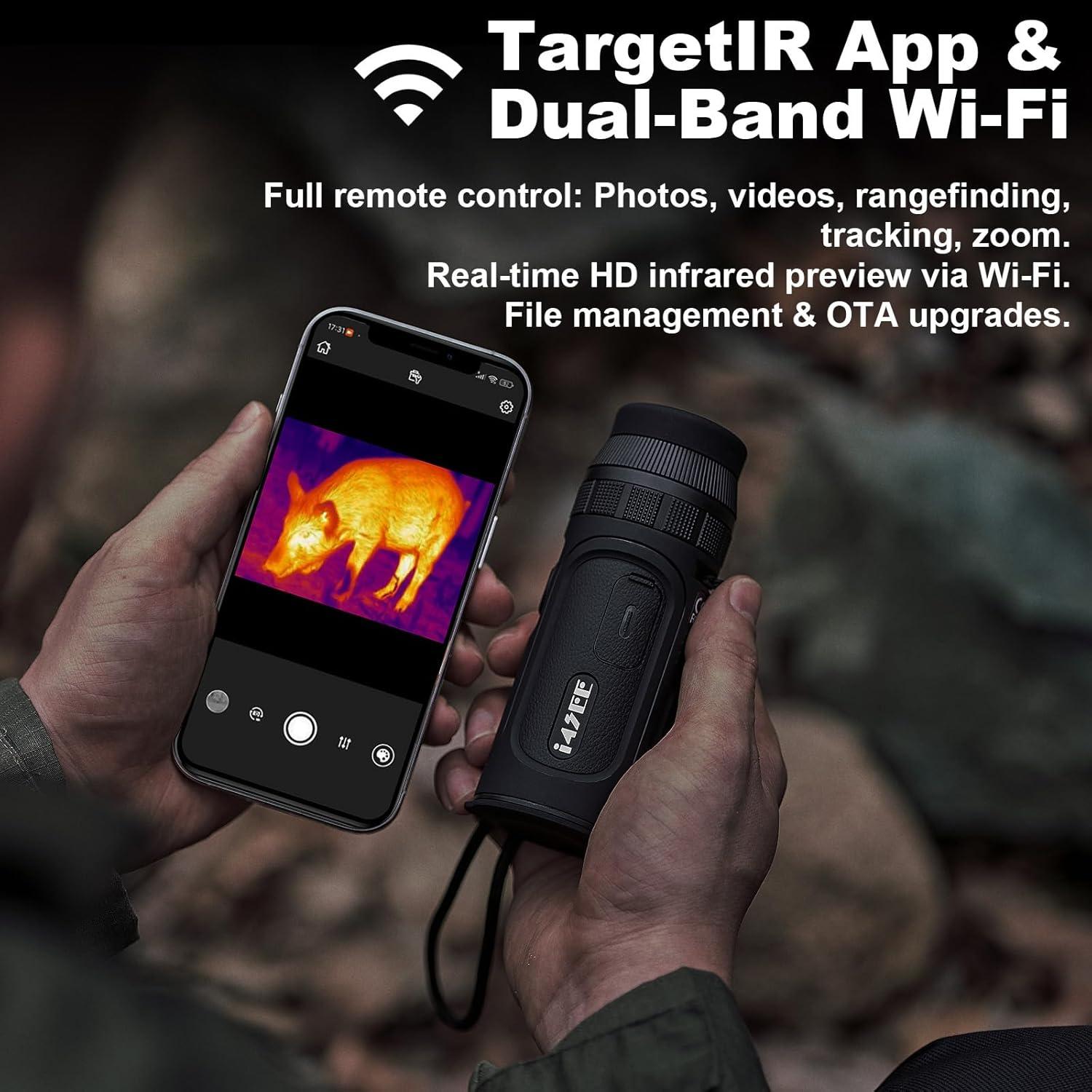 Monocular Térmico i4SEE E10-256, 10mm, 256x192, 6h Batería