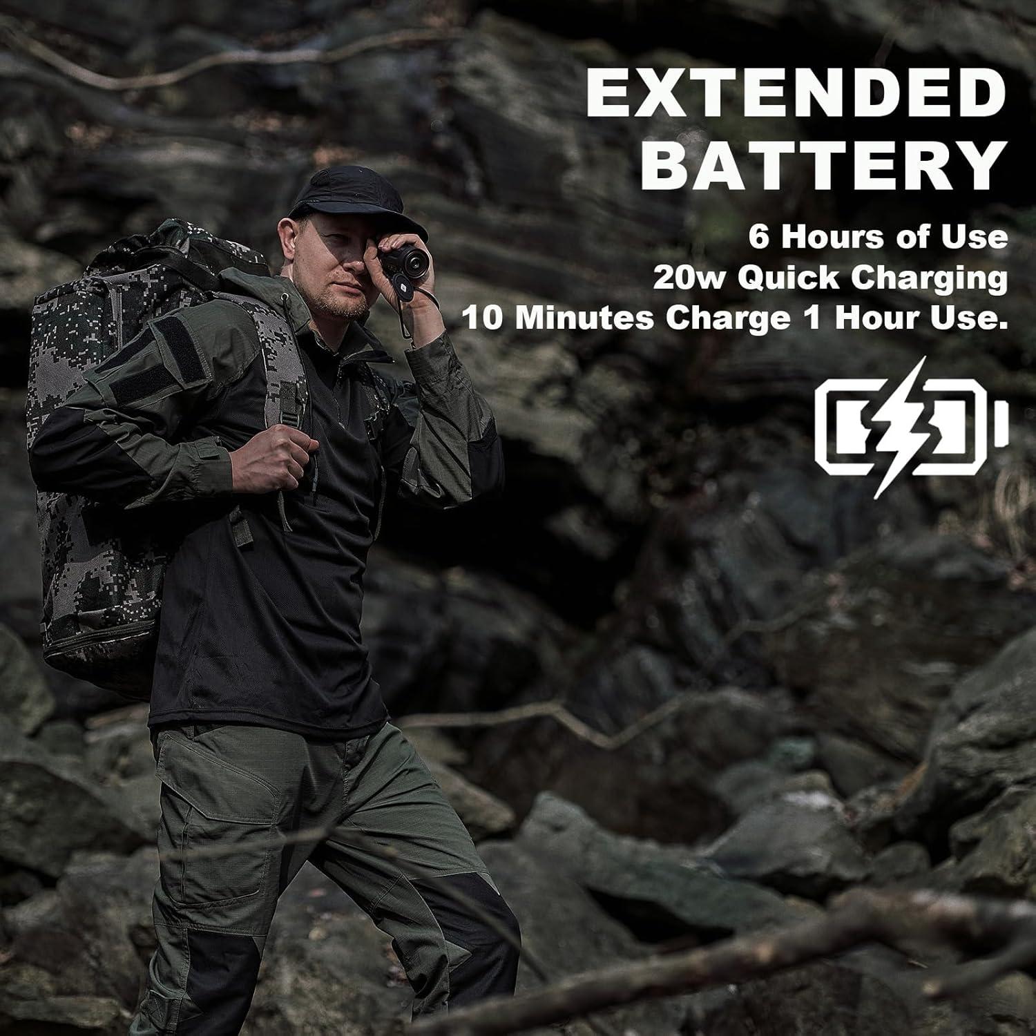 Monocular Térmico i4SEE E10-256, 10mm, 256x192, 6h Batería