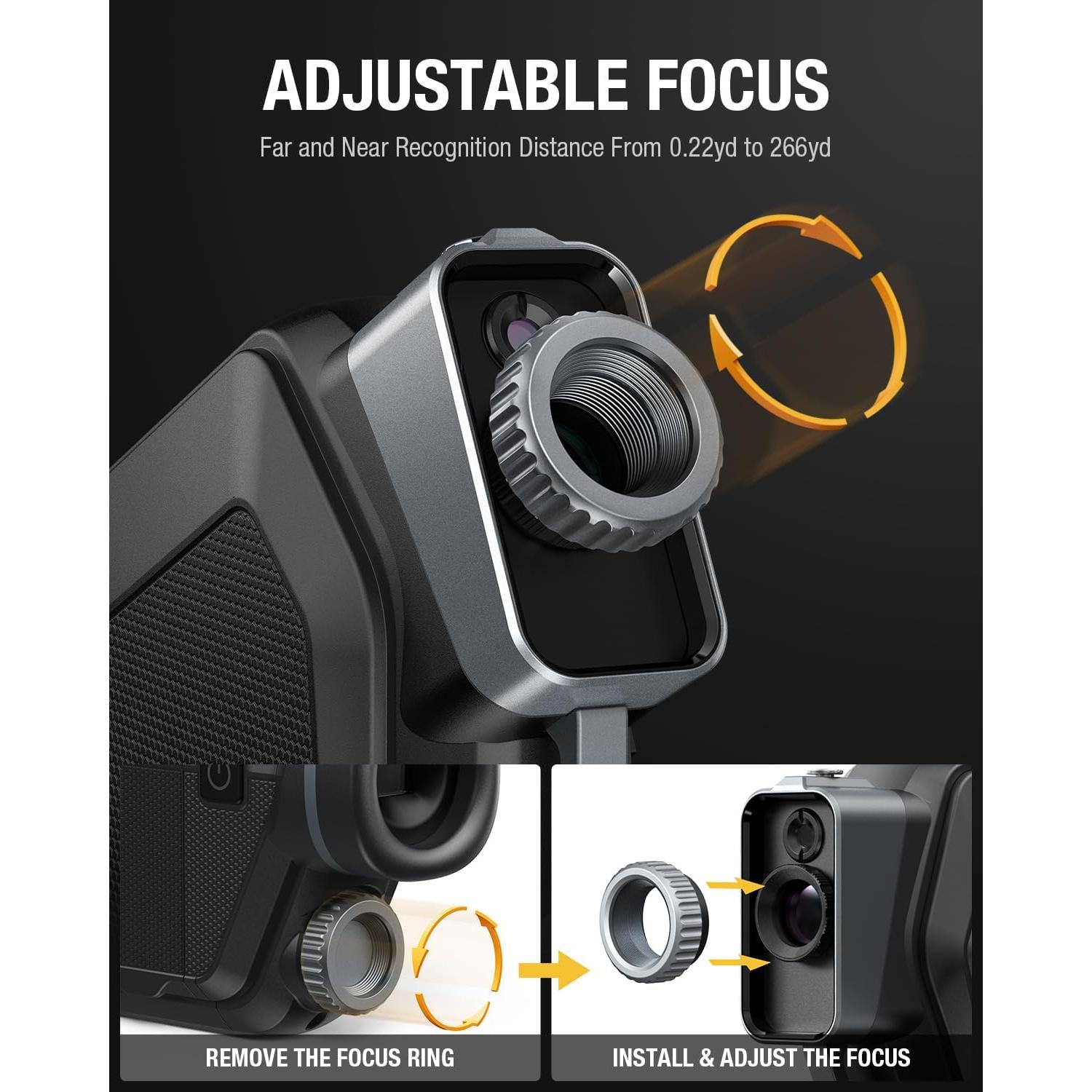 Monocular Térmico Teslong TTS300 256x192 11mm 3.5" LCD