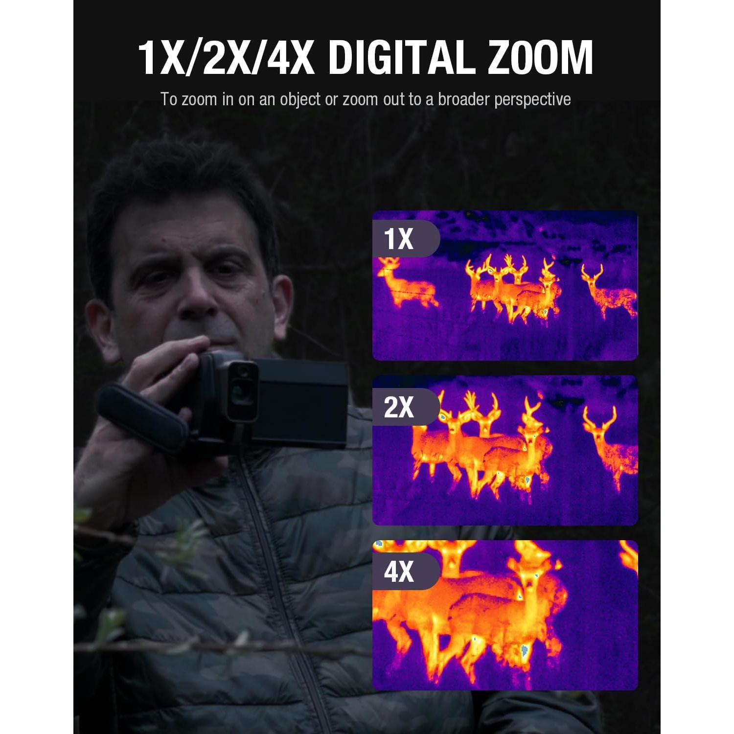 Monocular Térmico Teslong TTS300 256x192 11mm 3.5" LCD