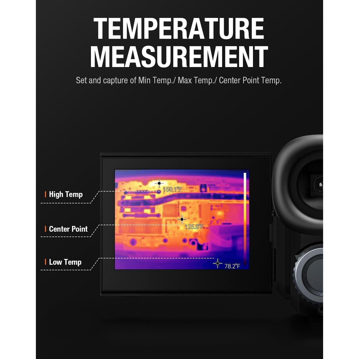 Monocular Térmico Teslong TTS300 256x192 11mm 3.5" LCD