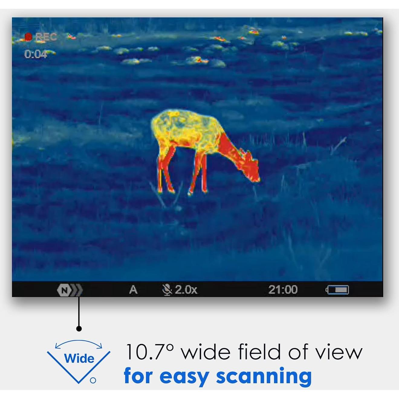 Monocular Térmico Pulsar Axion 2 LRF 384x288 1,006m