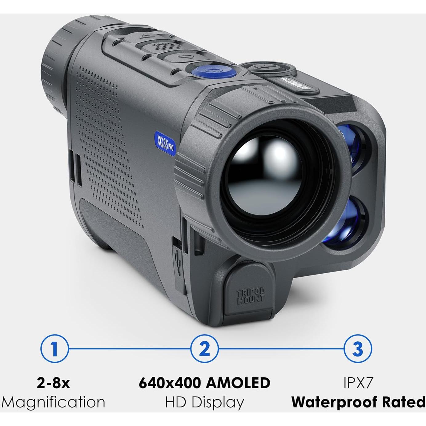 Monocular Térmico Pulsar Axion 2 LRF 384x288 1,006m