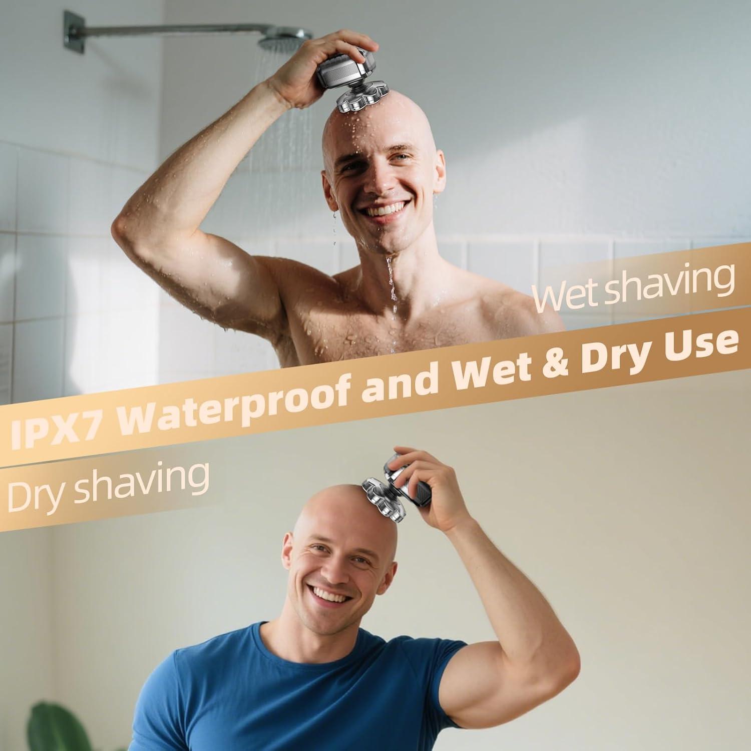 Afeitadora eléctrica 5 en 1 UltraCaput JK-7713 IPX7 LED