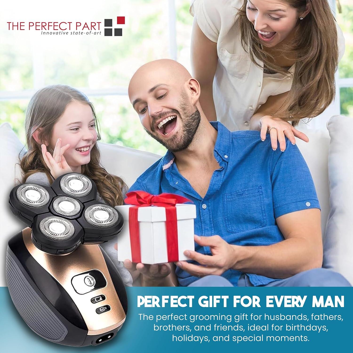 Afeitadora eléctrica rotativa 5 en 1 The Perfect Part