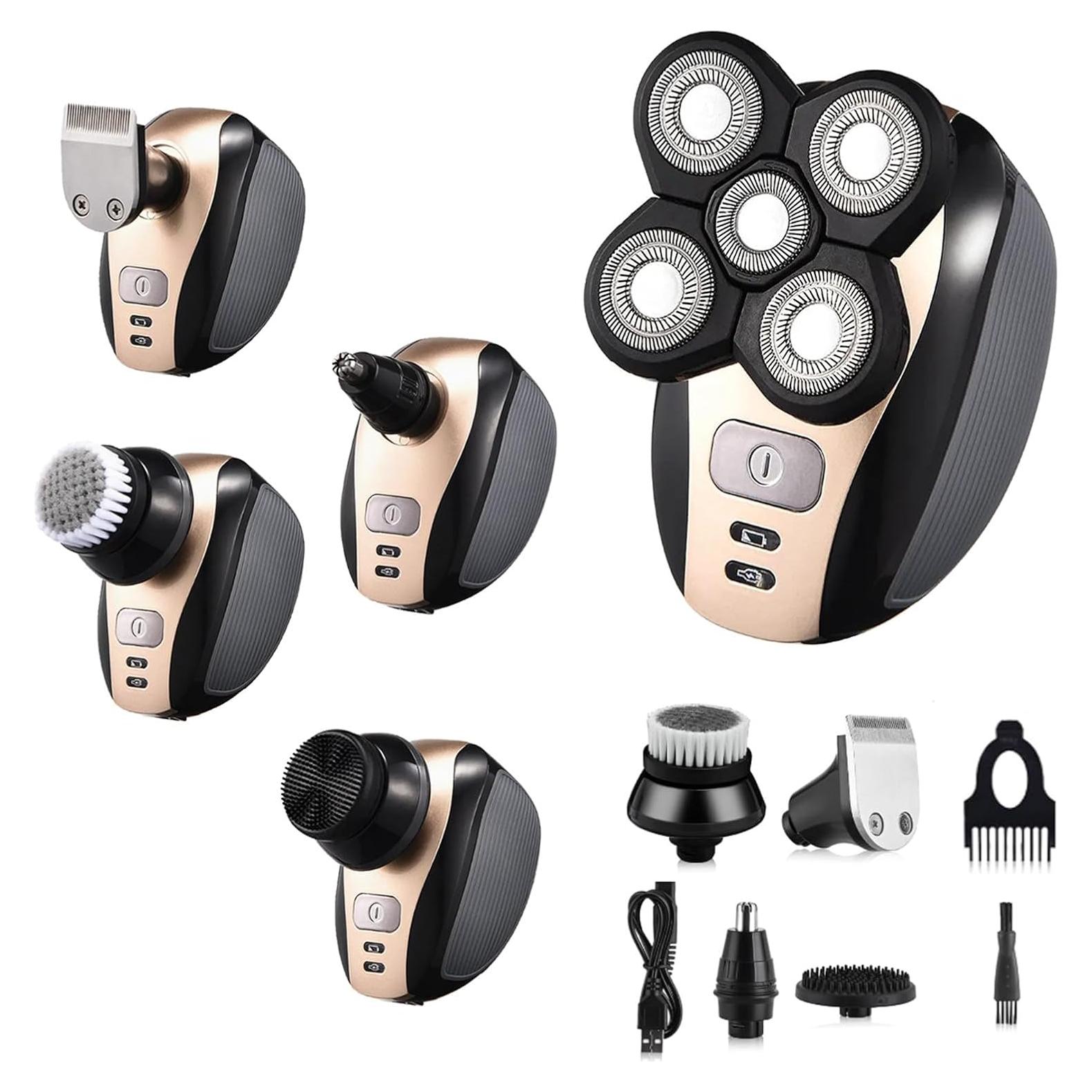 Afeitadora eléctrica 5 en 1 para cabeza calva LK-1800