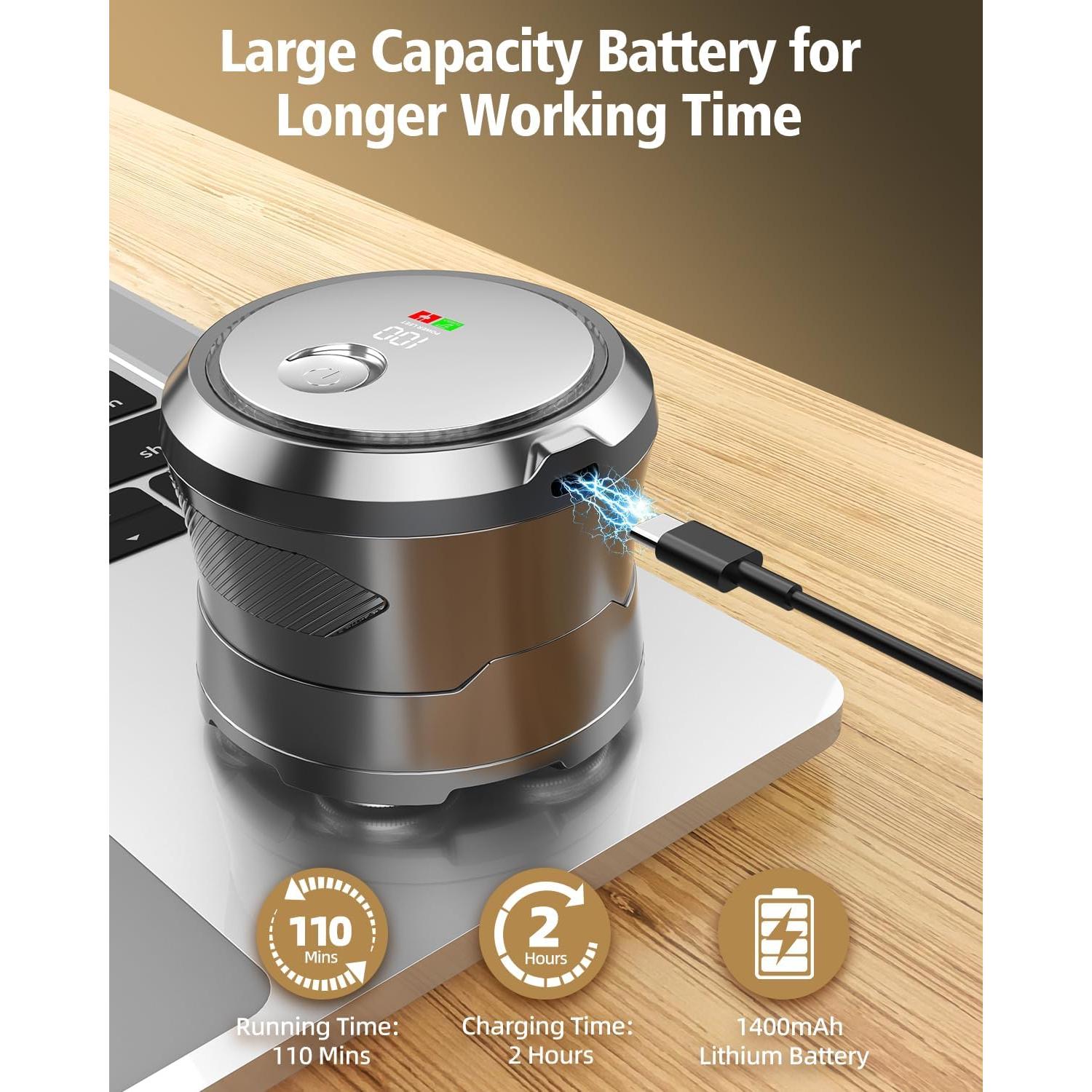 Afeitadora eléctrica VOVO BS-8002A 6D para cabeza y cara