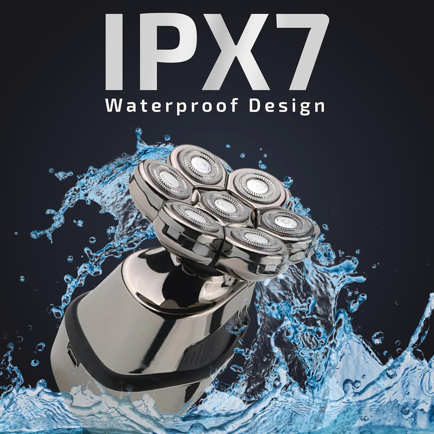 Afeitadora eléctrica 7D impermeable IPX7 The Perfect Part