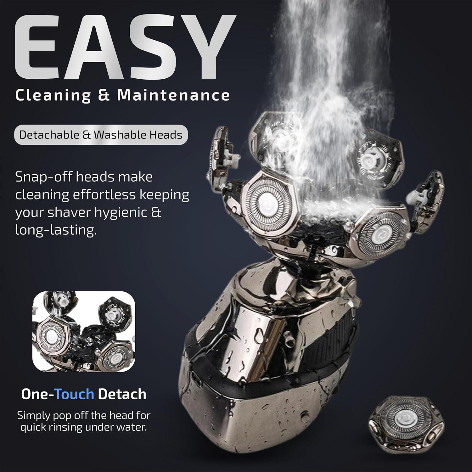 Afeitadora eléctrica 7D impermeable IPX7 The Perfect Part