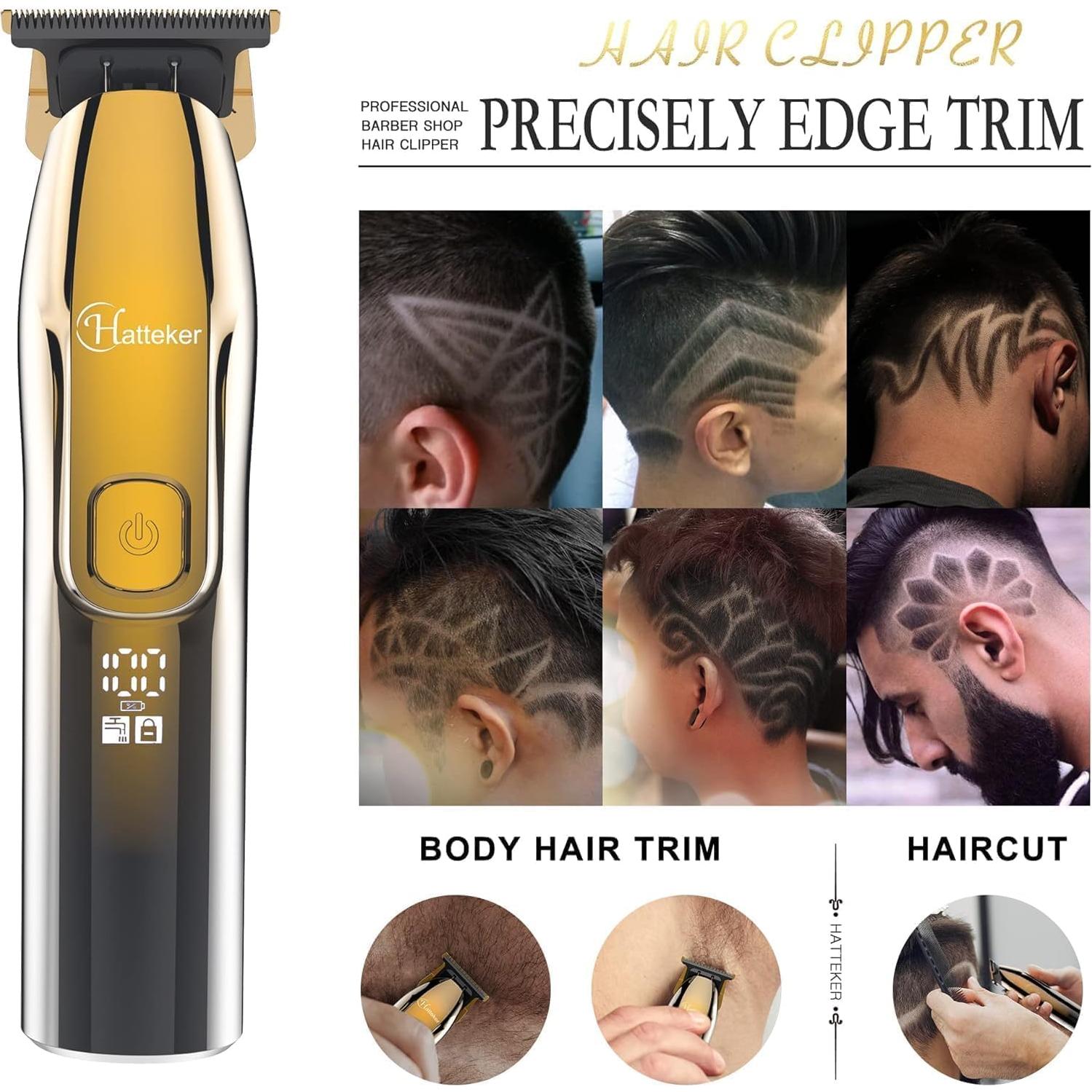 Afeitadora Eléctrica Hatteker RSCW-767 2 en 1 Impermeable