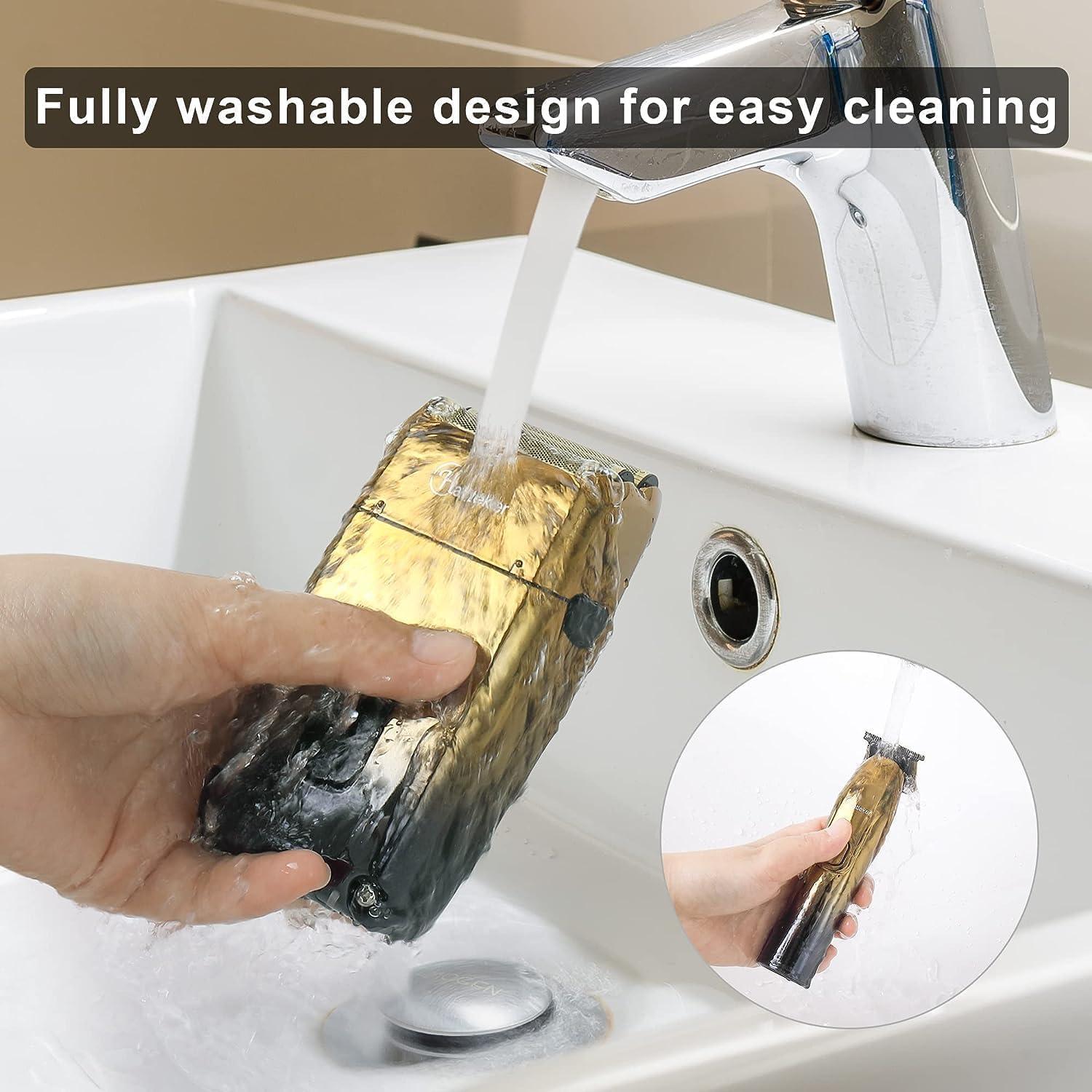 Afeitadora Eléctrica Hatteker RSCW-767 2 en 1 Impermeable