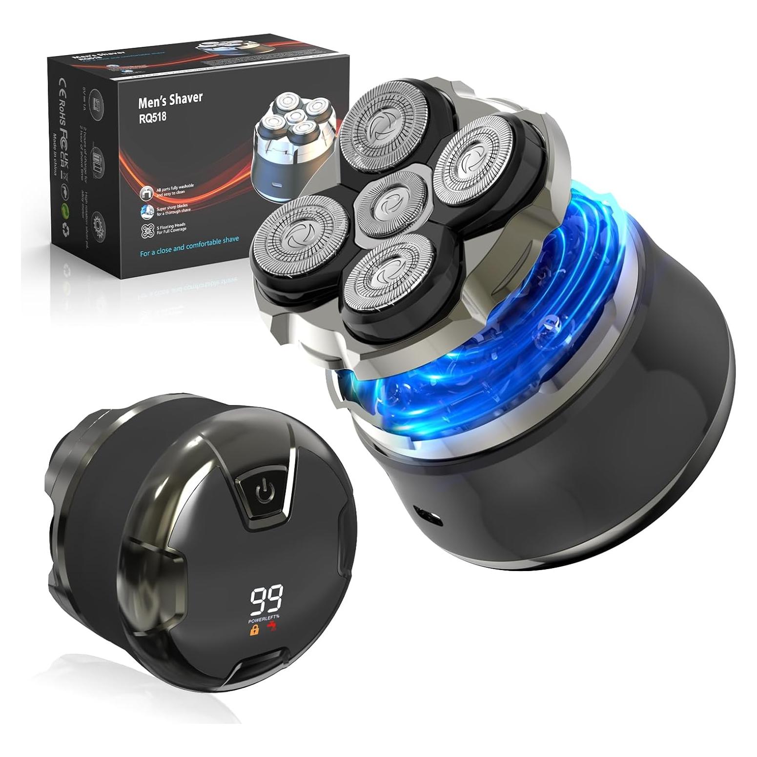 Afeitadora Eléctrica 5D NEXT BEAUTY Impermeable para Hombres