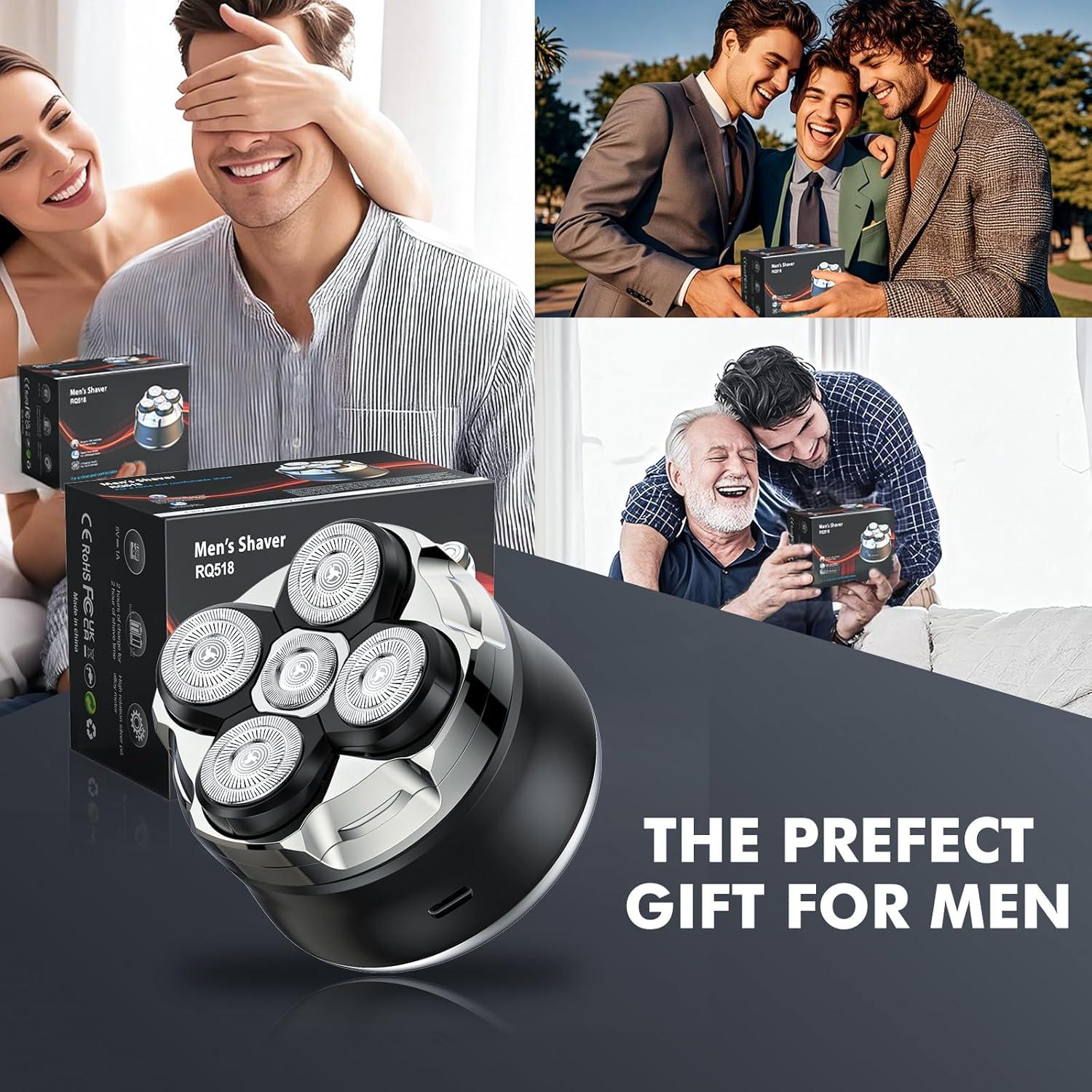 Afeitadora Eléctrica 5D NEXT BEAUTY Impermeable para Hombres