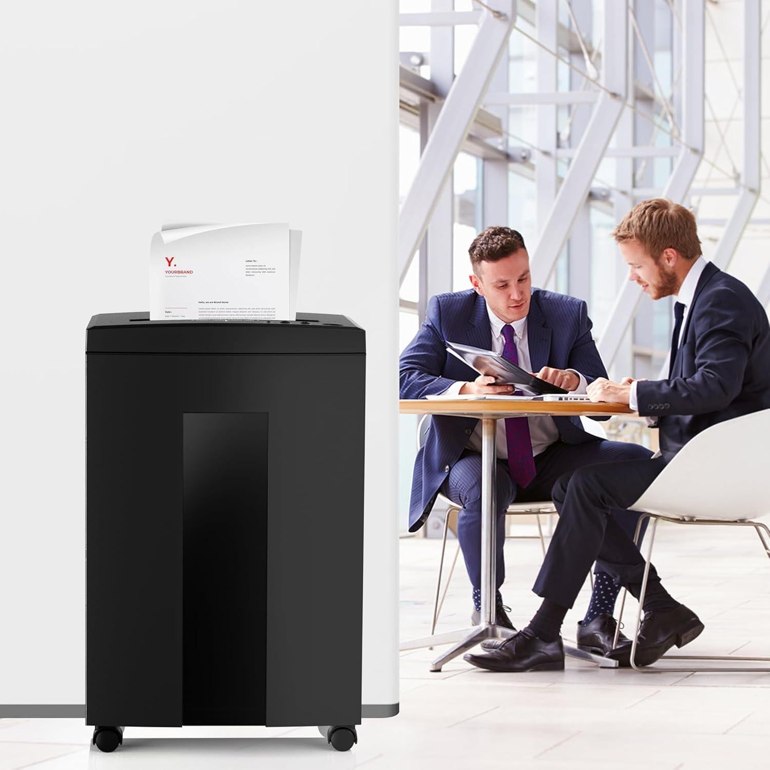 Trituradora de Papel WOLVERINE SD9113 18 Hojas Corte Cruzado