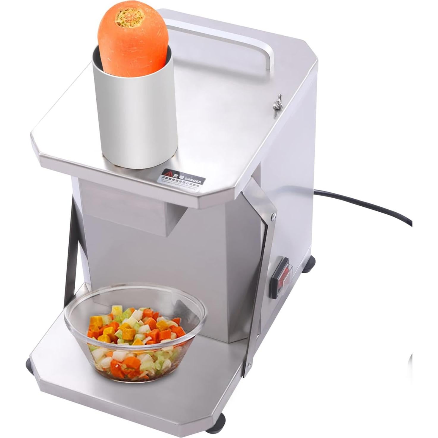 Cortador de Verduras Eléctrico ONEUPING 200W Acero Inoxidable