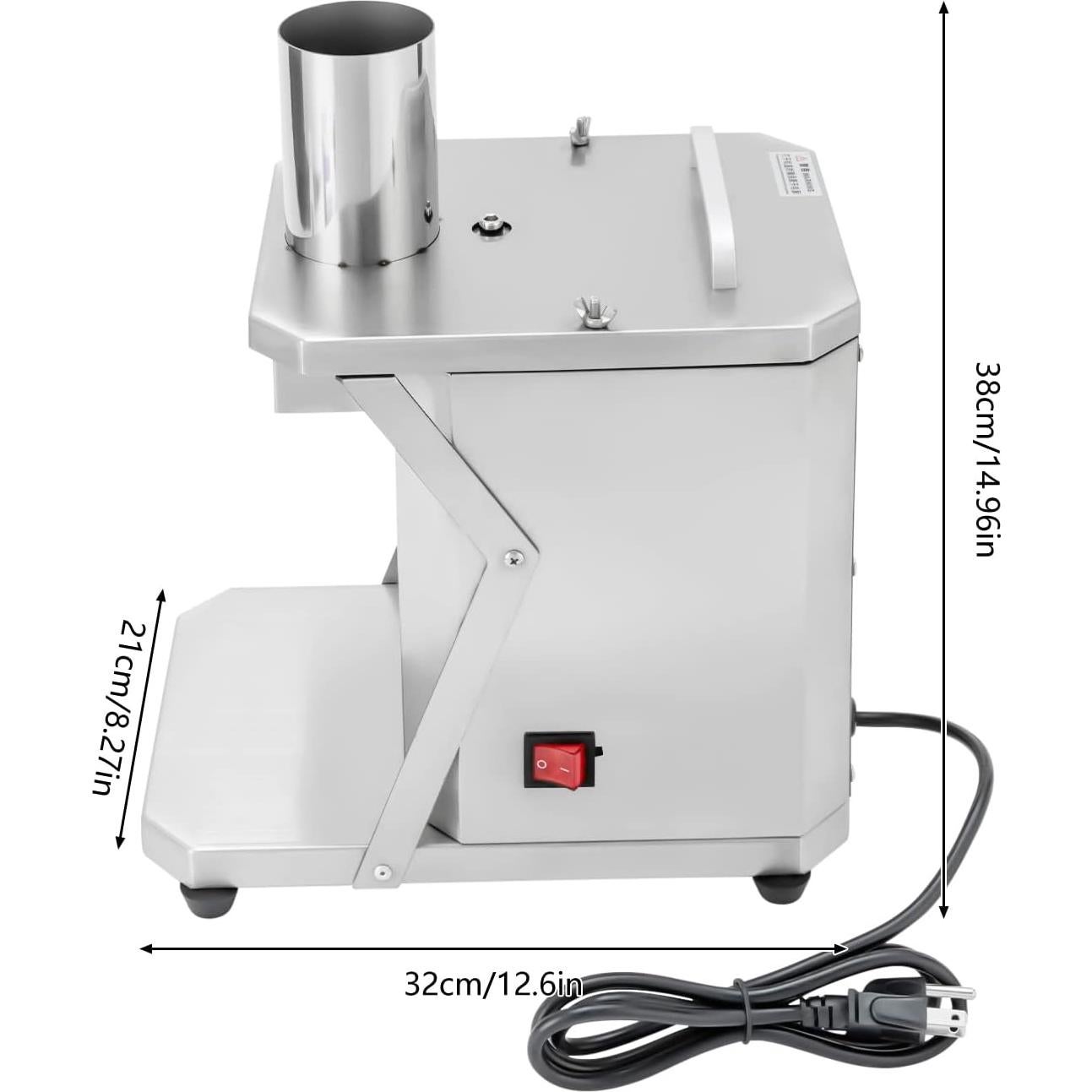 Cortador de Verduras Eléctrico ONEUPING 200W Acero Inoxidable