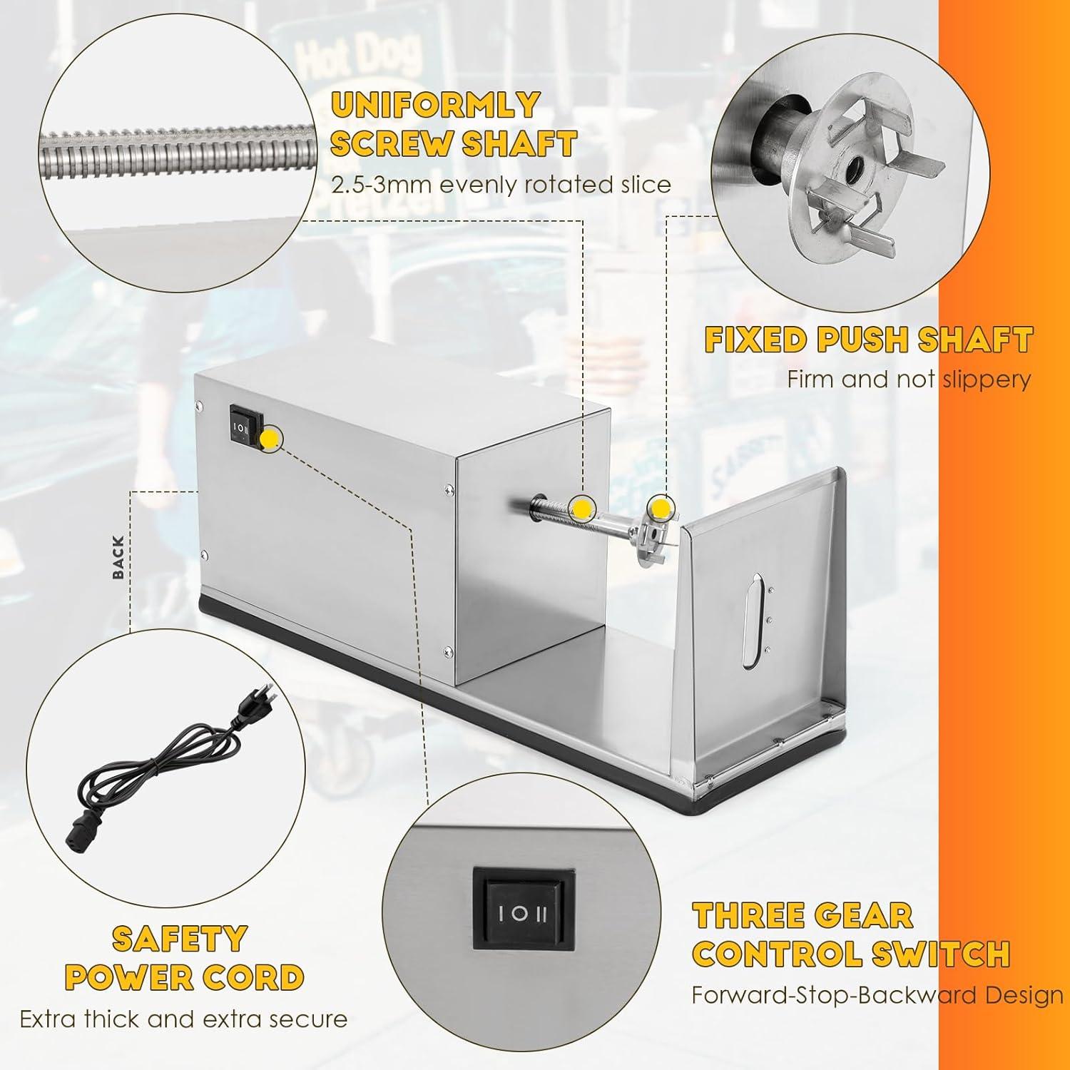 Cortadora de Patatas Eléctrica CGOLDENWALL Automática 5.61kg